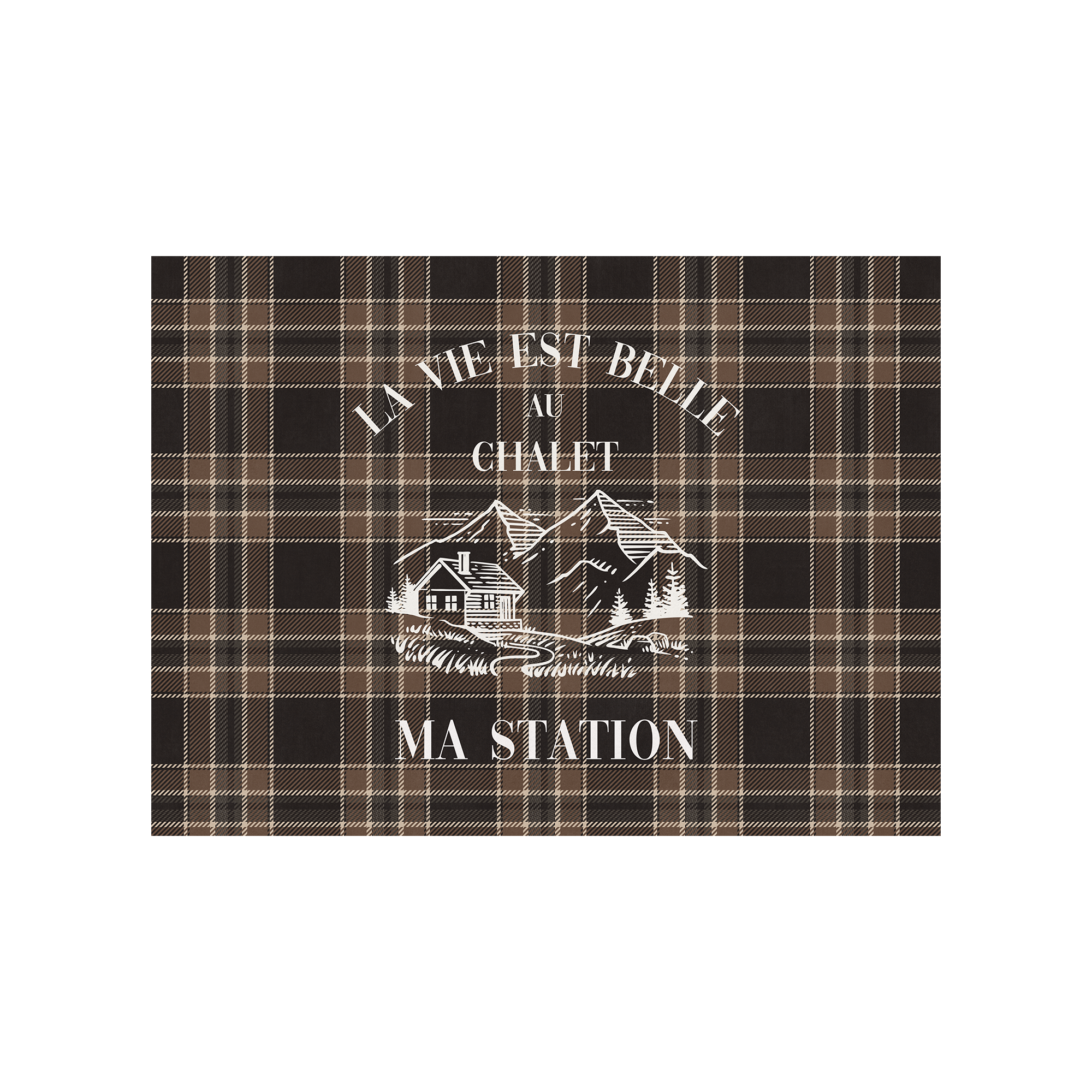 Cama personalized vinyl placemat