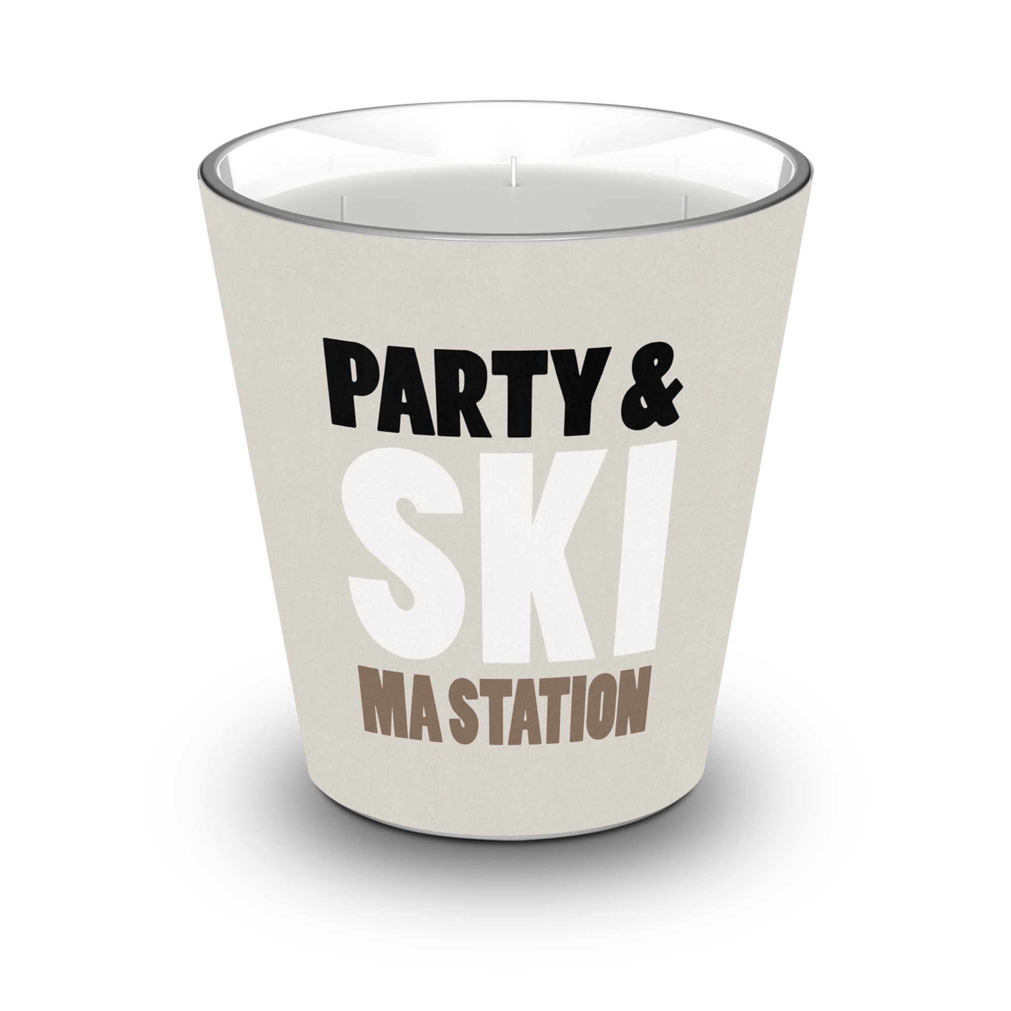 Personalized Mountain scented candle - Orange Blossom / Lavender / Lemon