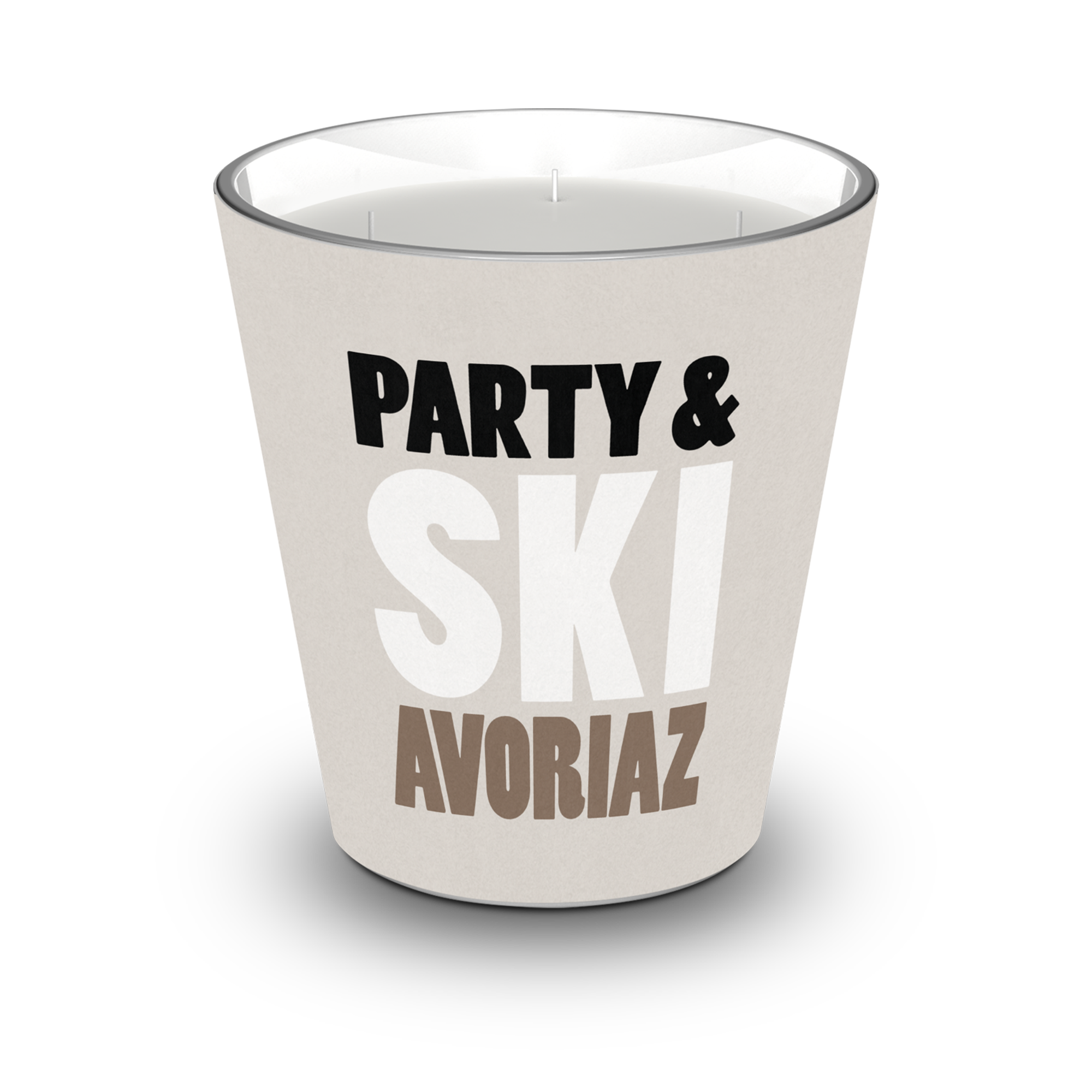 Personalized Mountain scented candle - Orange Blossom / Lavender / Lemon