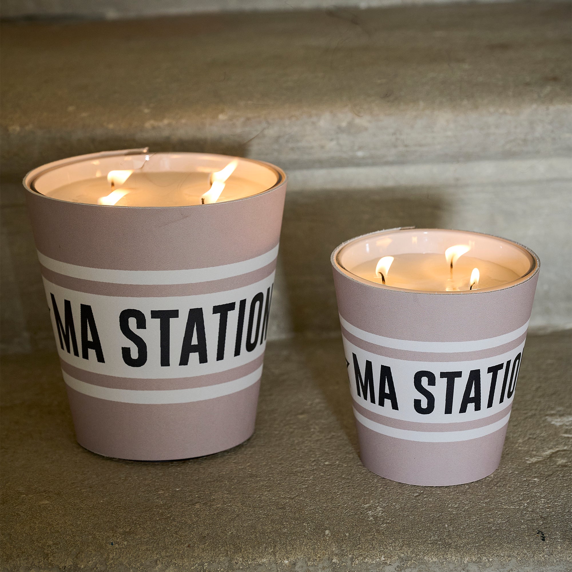 Personalized Mountain scented candle - Orange Blossom / Lavender / Lemon