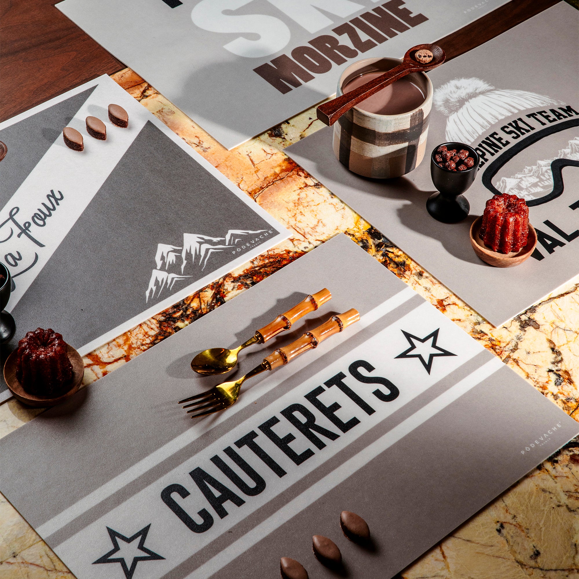 Cama personalized vinyl placemat