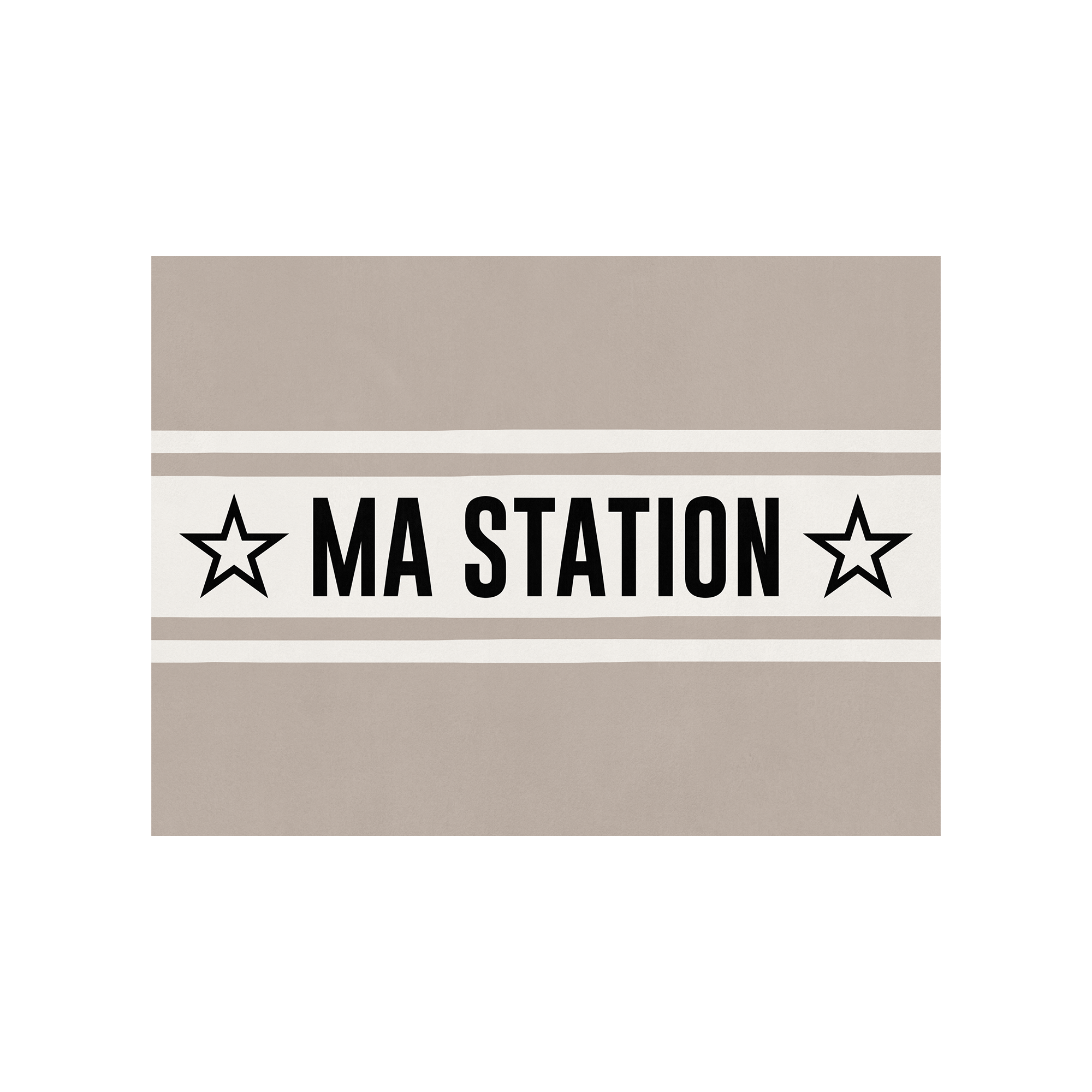 Cama personalized vinyl placemat