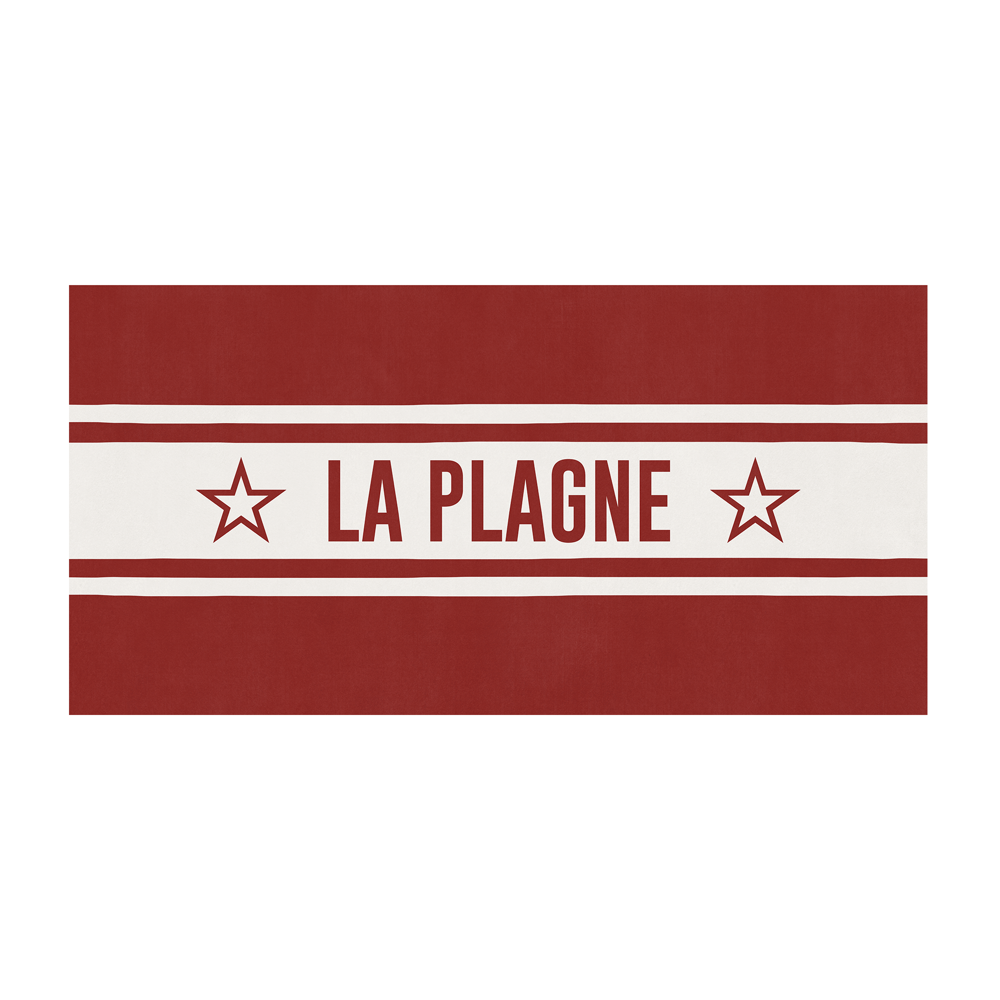 Personalized vinyl rug Bonnet Beige