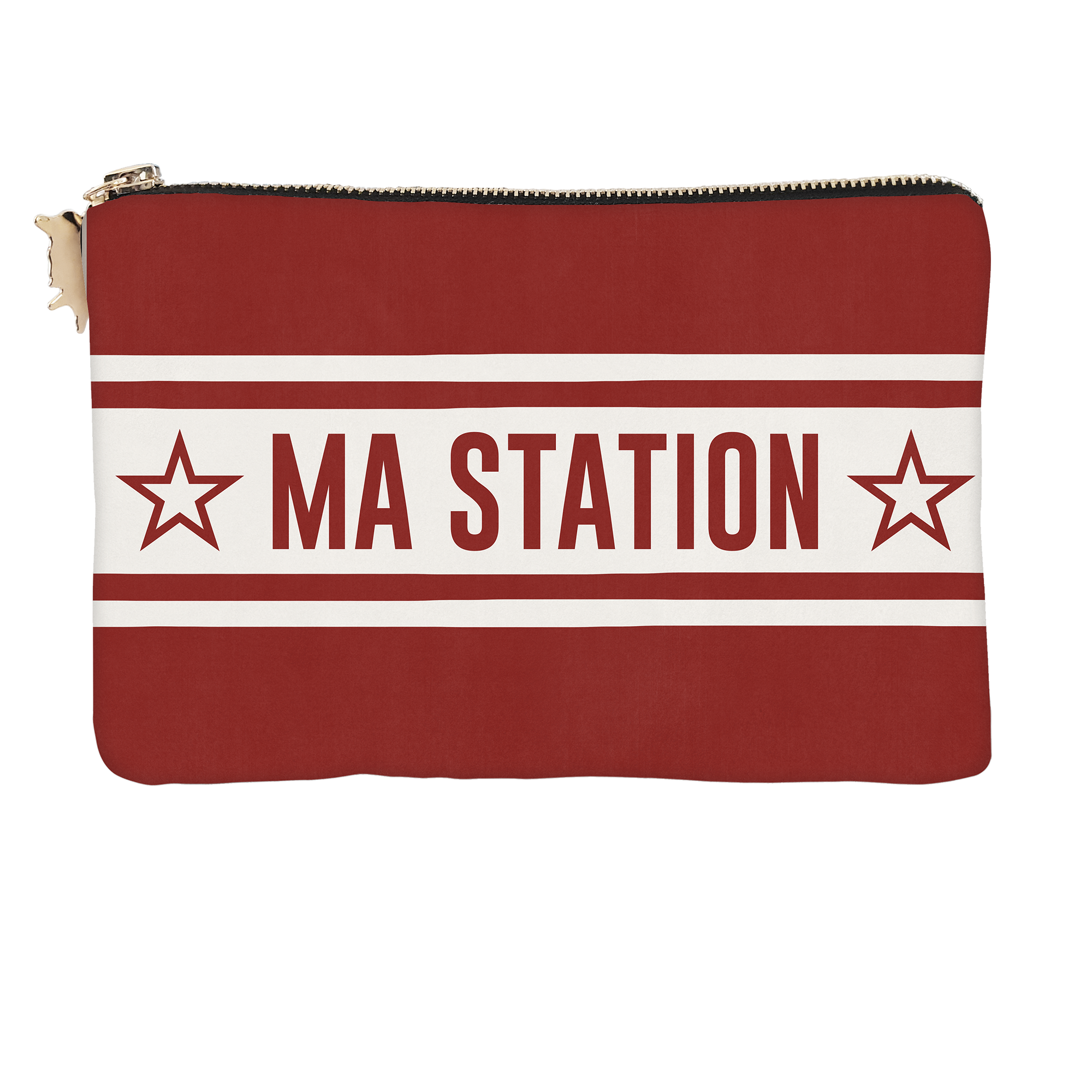 Pochette Velours Personnalisée Montagne Ampezzo Rouge S