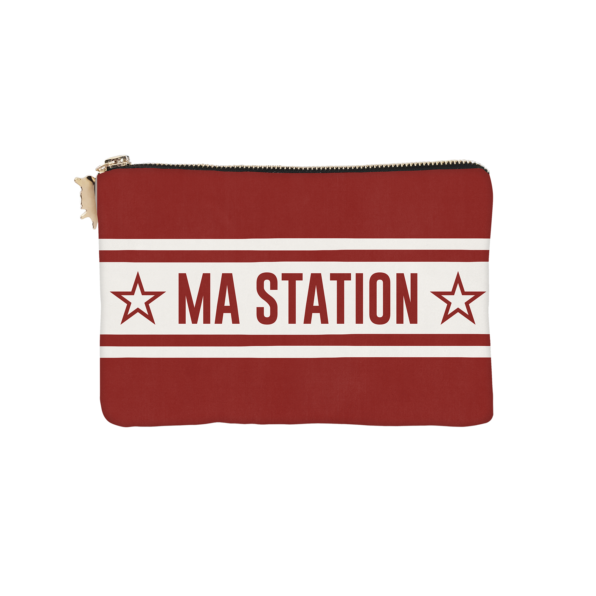 Pochette Velours Personnalisée Montagne Ampezzo Rouge Xs