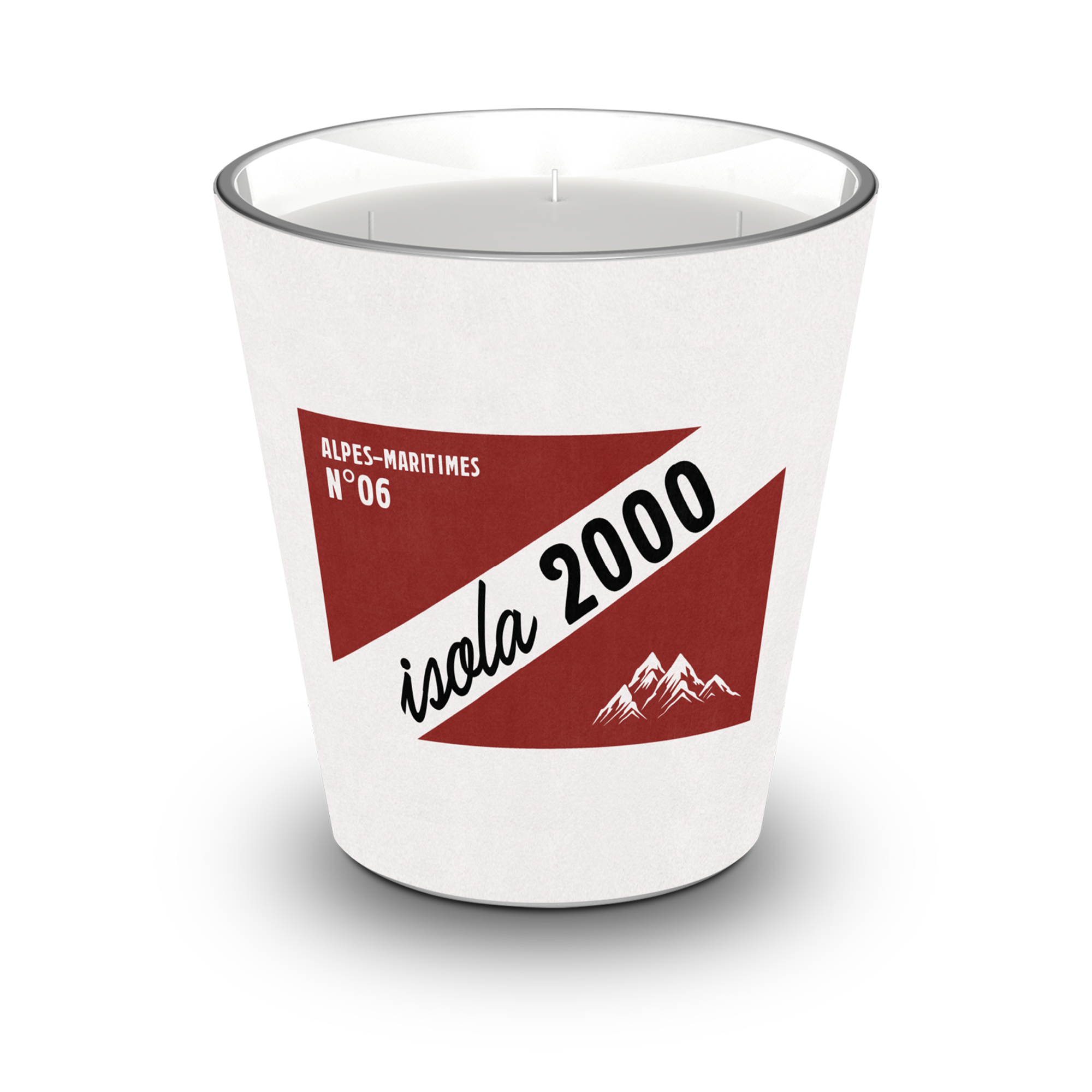 Personalized Mountain scented candle - Orange Blossom / Lavender / Lemon