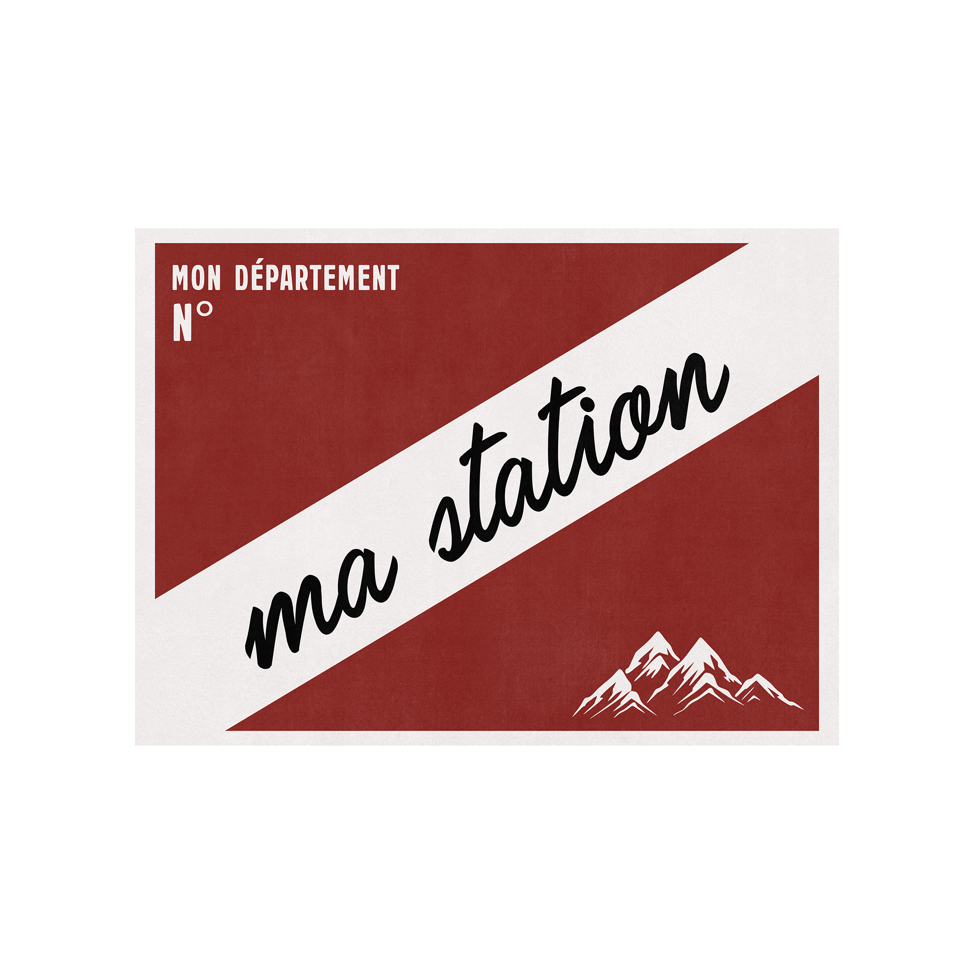 Cama personalized vinyl placemat