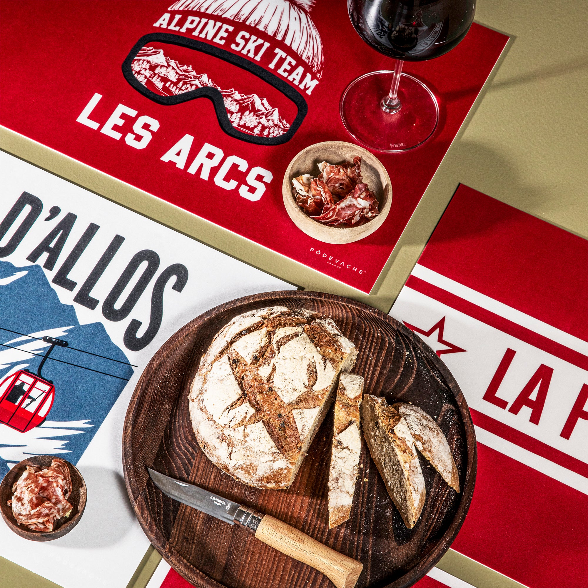 Cama personalized vinyl placemat