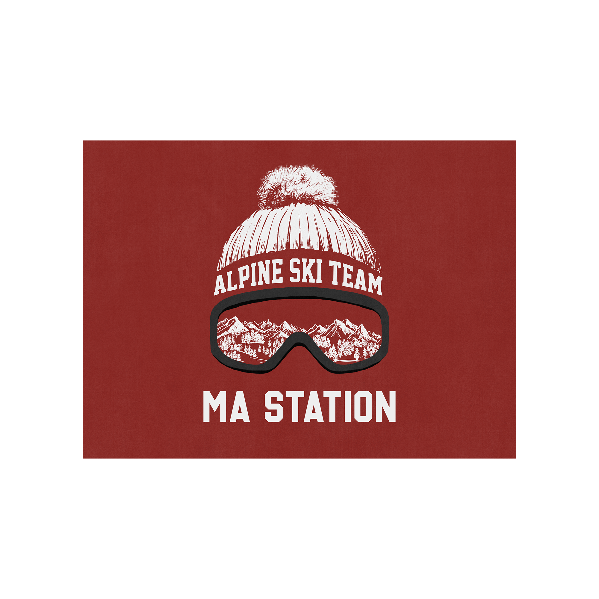 Cama personalized vinyl placemat