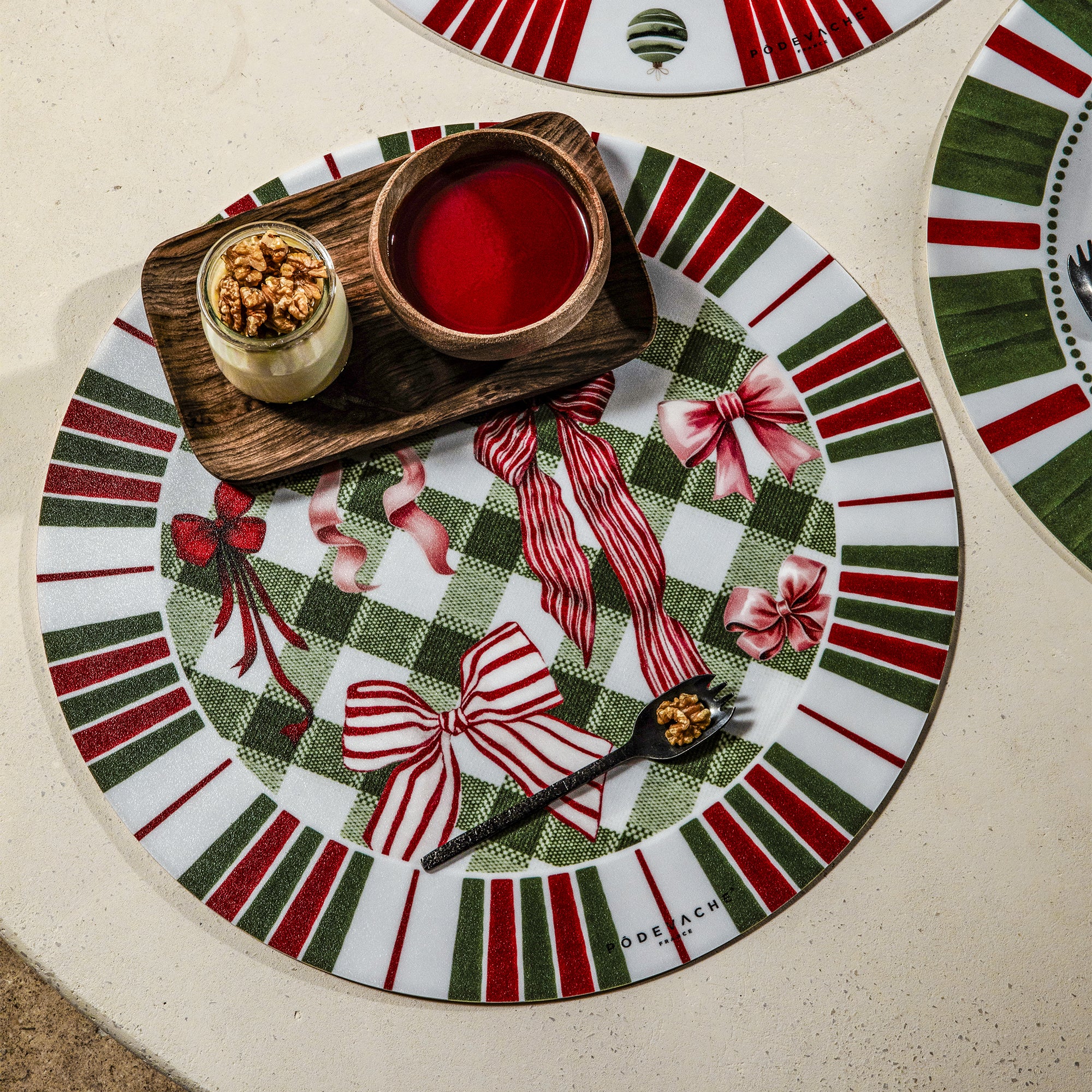 Set De Table Vinyle Noël Knots