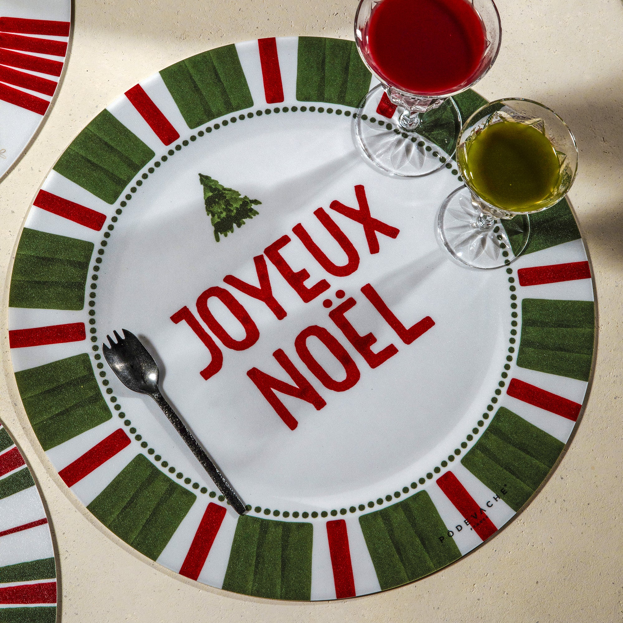 Set De Table Vinyle Joyeux Noël