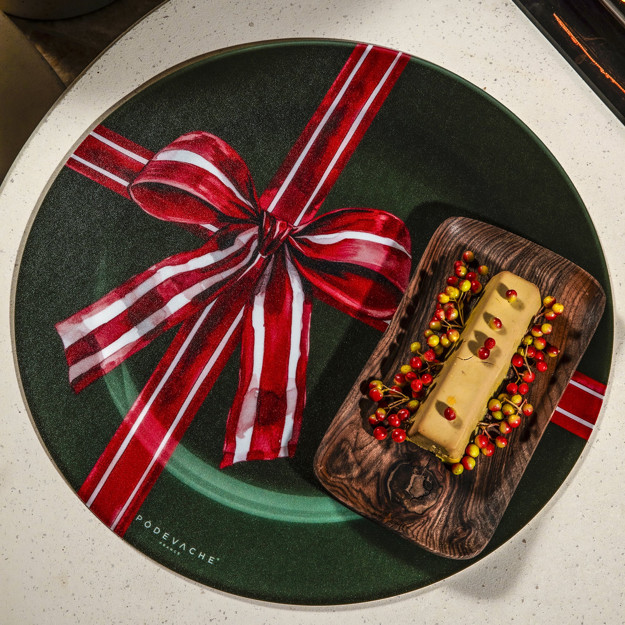 Set De Table Vinyle Noël Green One Knot