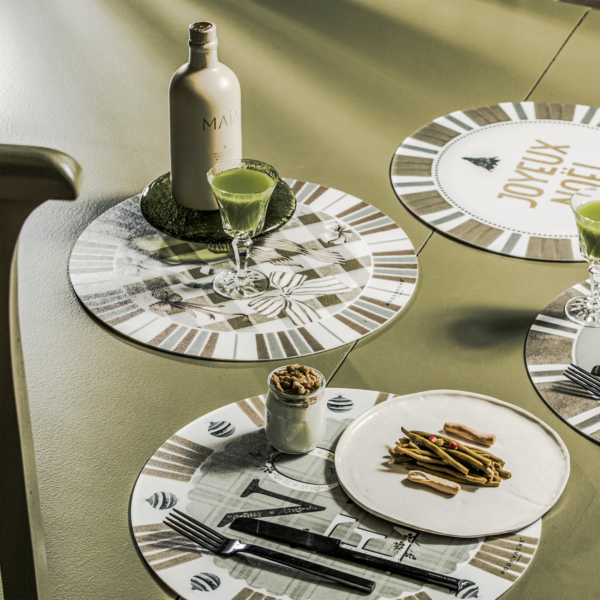 Set De Table Vinyle Noël