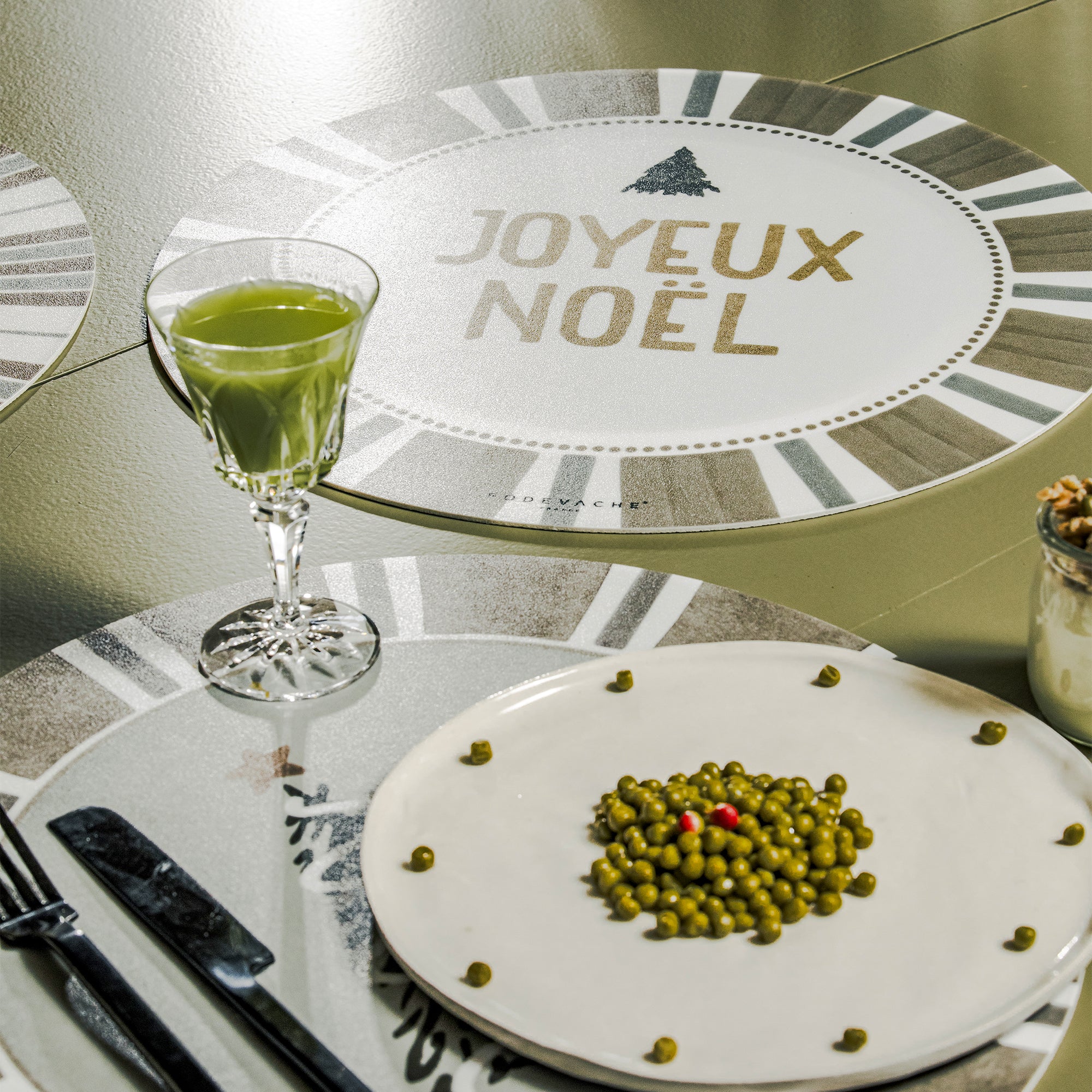 Set De Table Vinyle Joyeux Noël