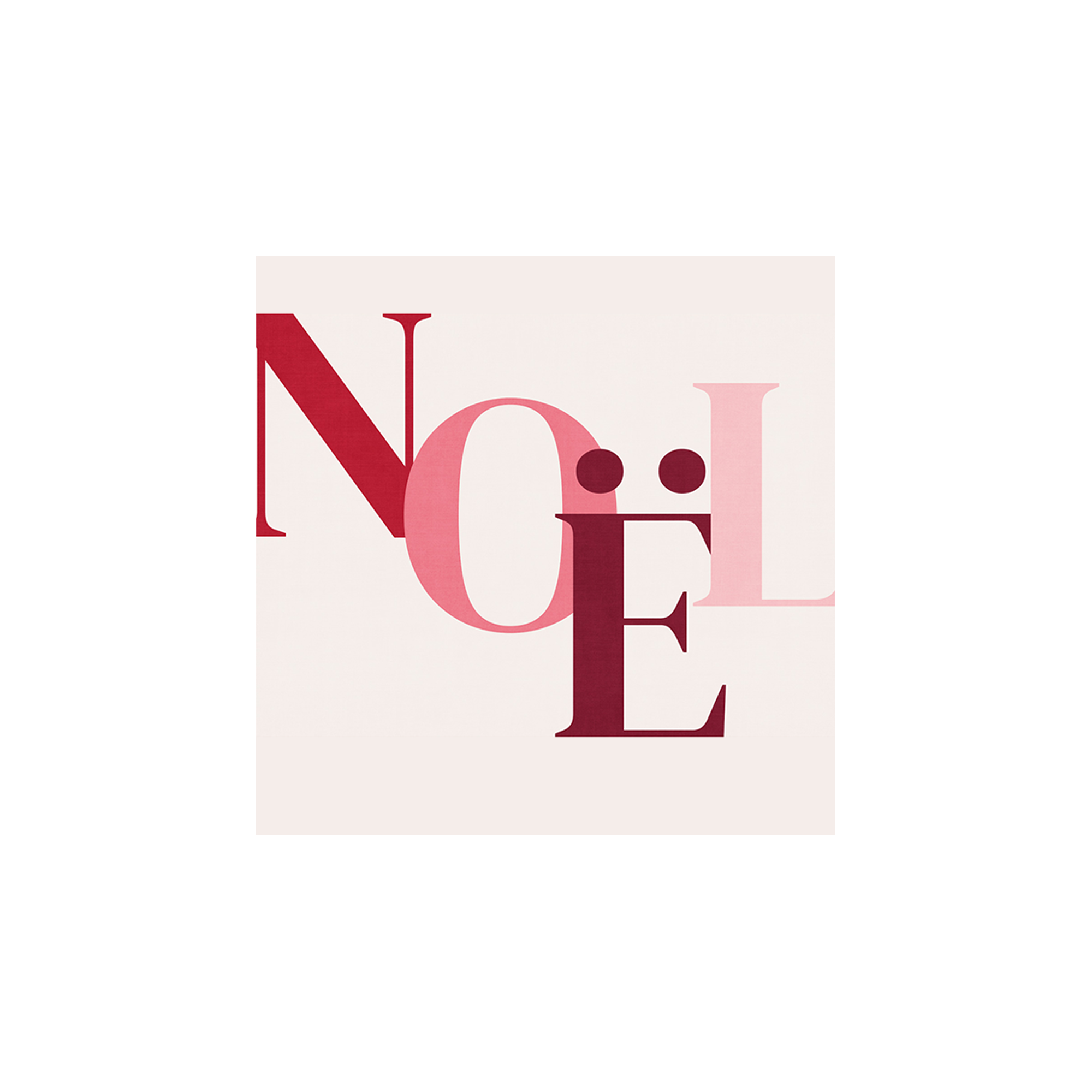 Lot De 6 Dessous De Verre Vinyle Noël Rouge