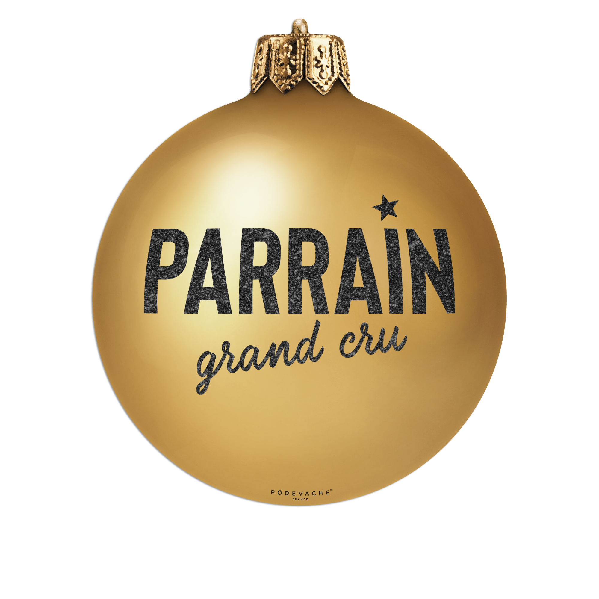 Lot De 6 Dessous De Verre Vinyle Noël Boule Parrain