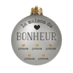Set de table personnalisé en vinyle — modèle Boule Bonheur