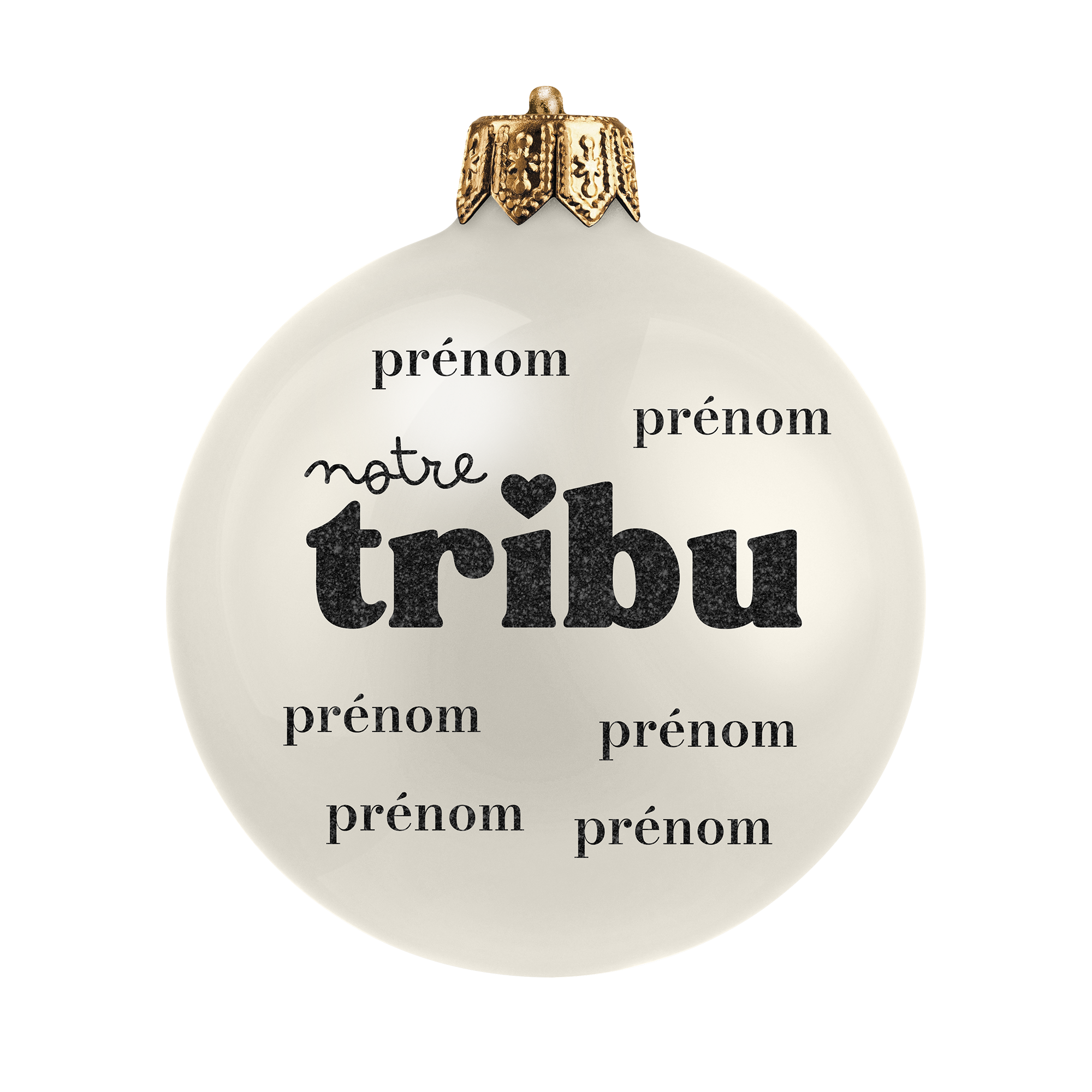 Set de table vinyle personnalisé Boule Tribu