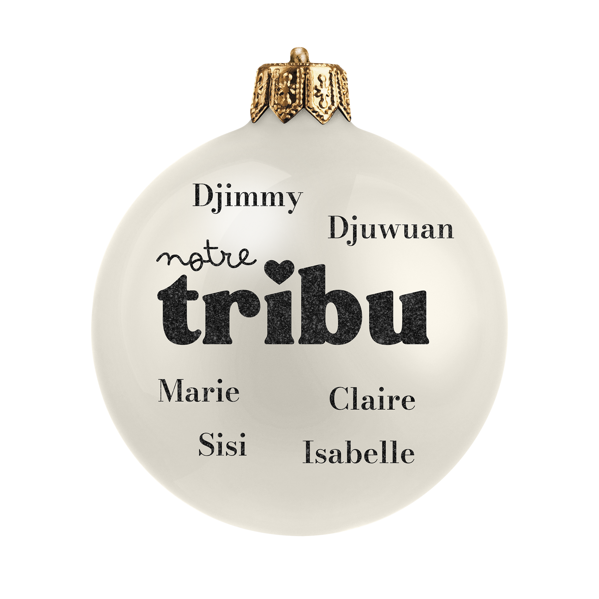 Set de table vinyle personnalisé Boule Tribu