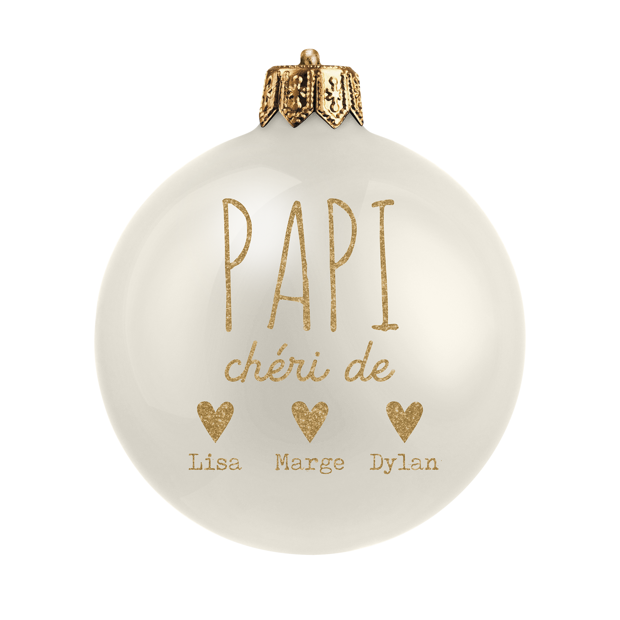 Set de table vinyle personnalisé Boule Papi