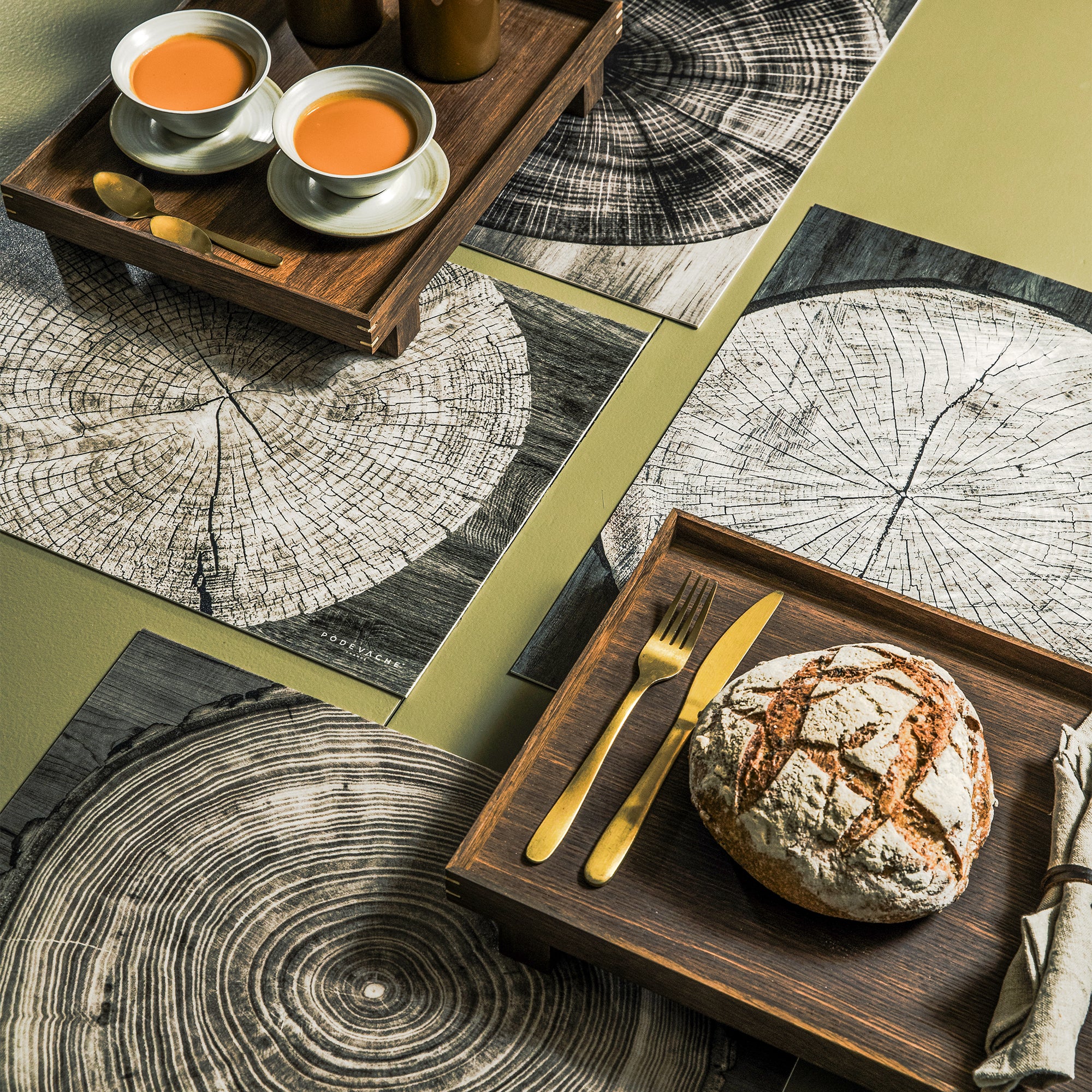 Set De Table Vinyle Bois Hetre