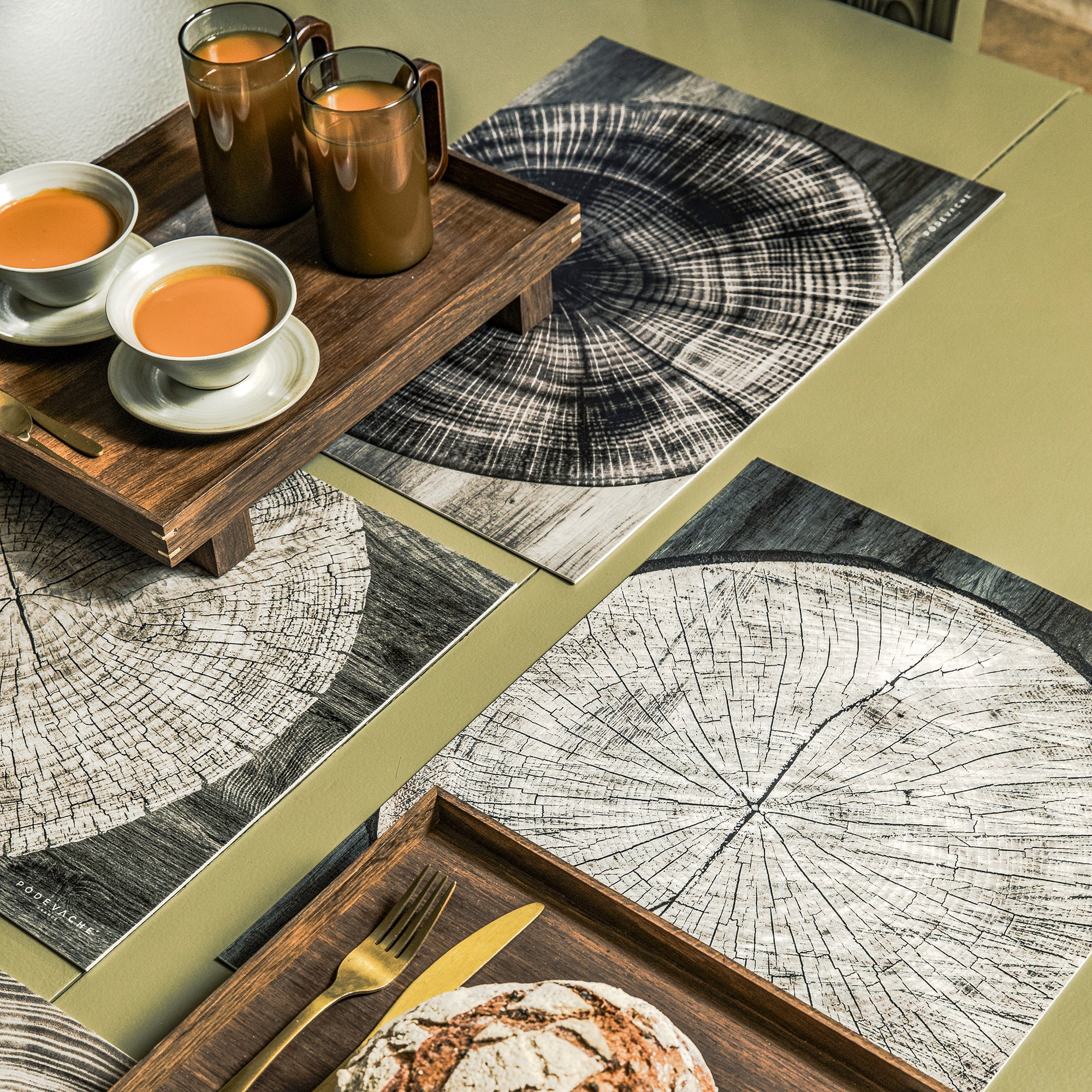 Set De Table Vinyle Bois Cutch