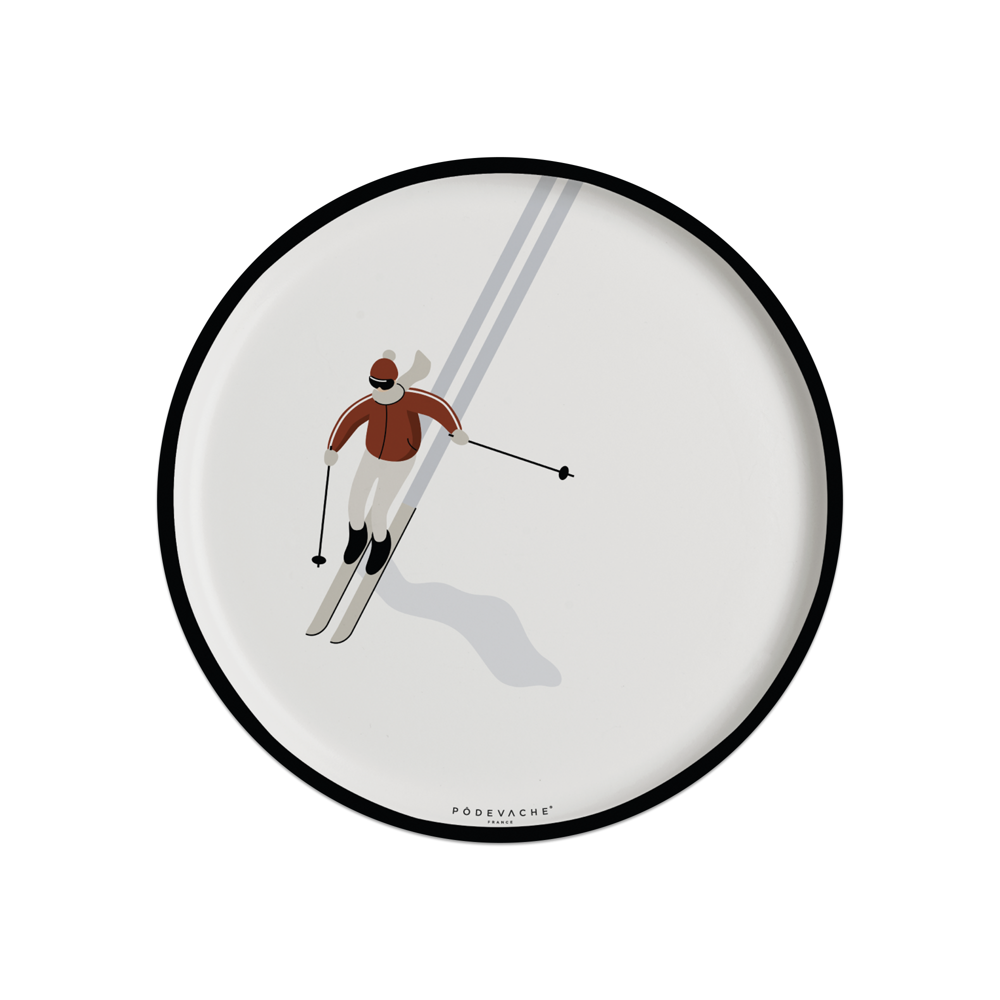 Set of 6 Hoonah vinyl coasters