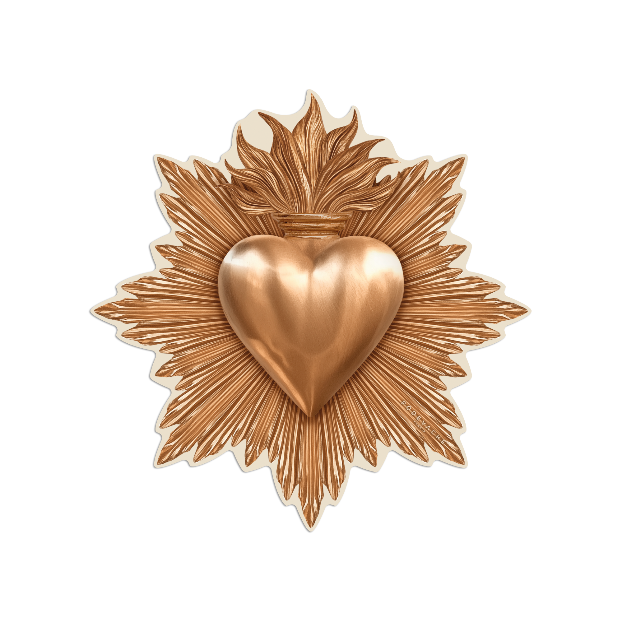 Gold Ex Voto vinyl placemat