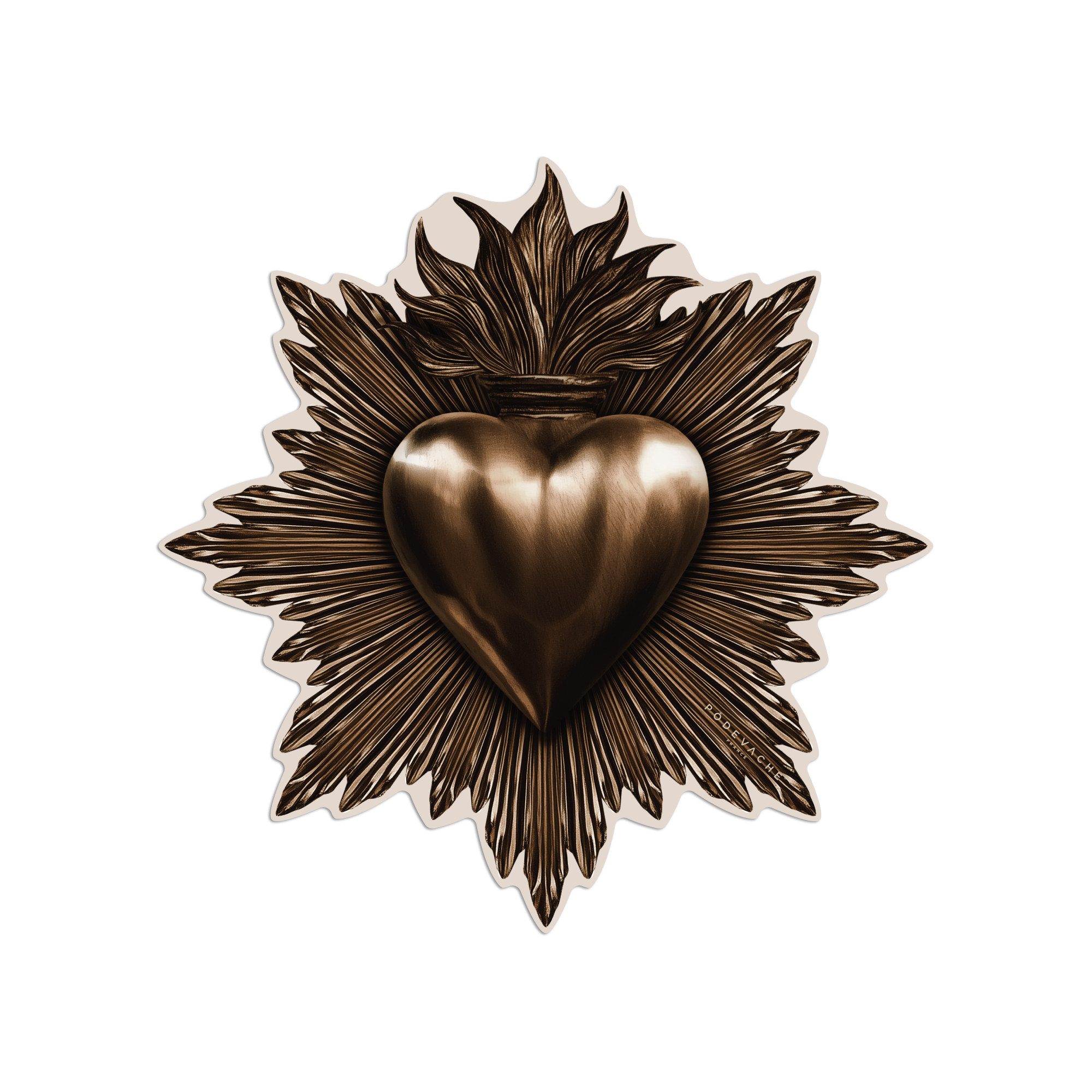 Gold Ex Voto vinyl placemat