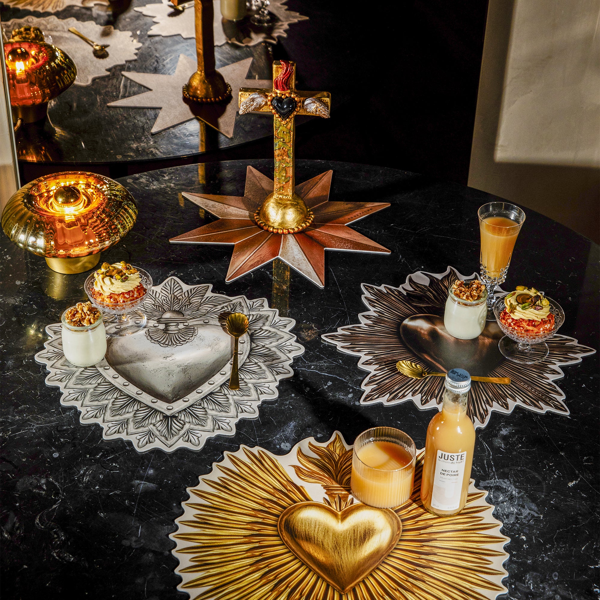 Set De Table Vinyle Noël Octogramme