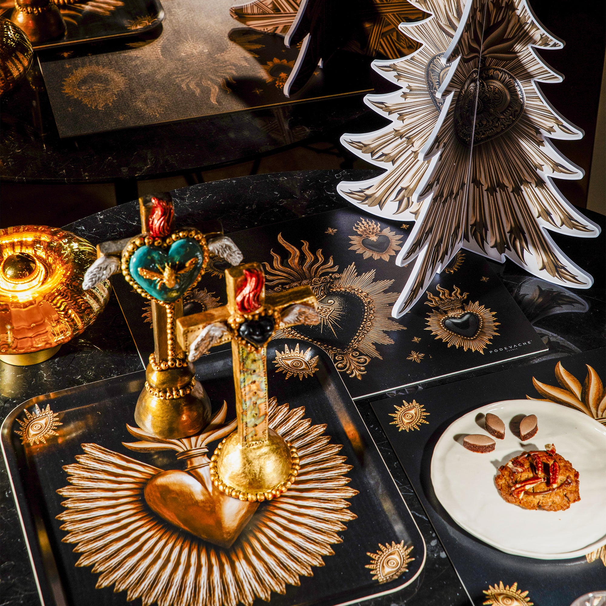 Set De Table Vinyle Ex Voto Sacrés Coeurs