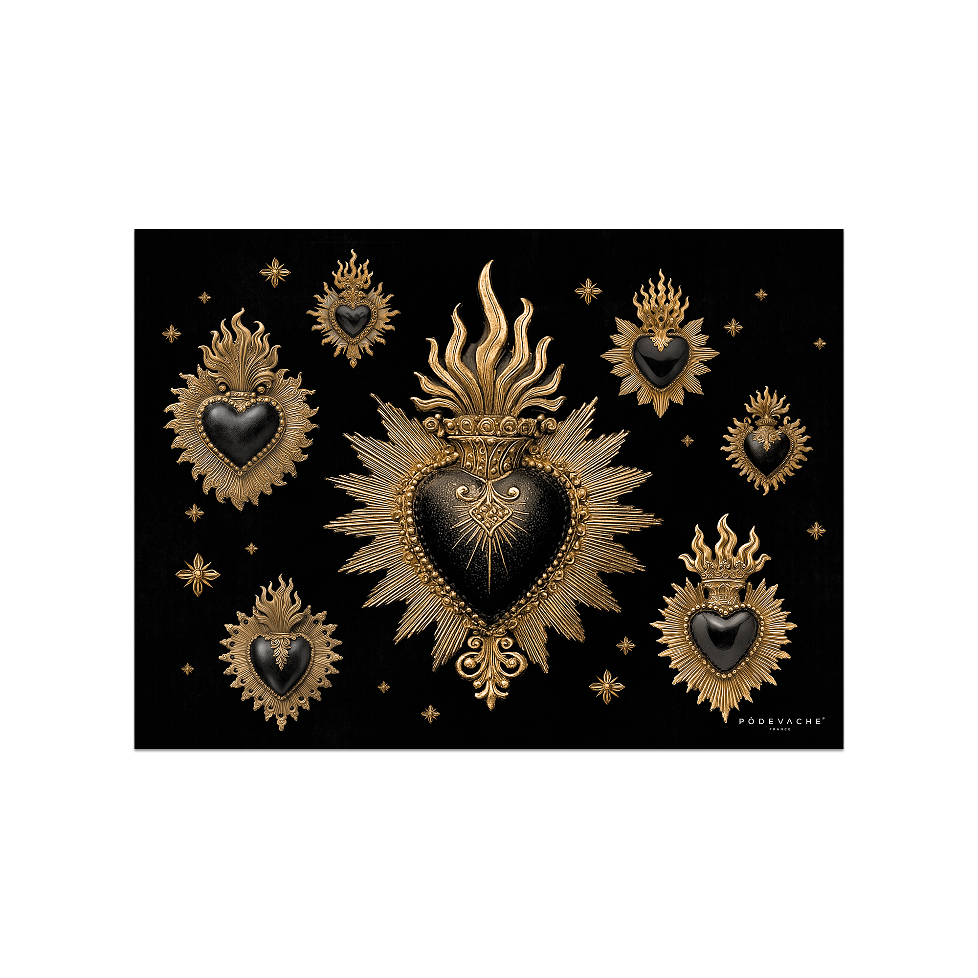 Set De Table Vinyle Ex Voto Sacrés Coeurs