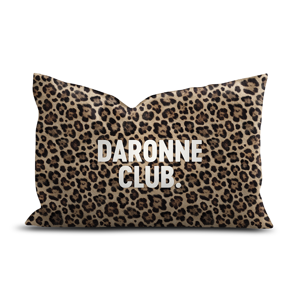 Coussin Velours Léopard Daronne Club