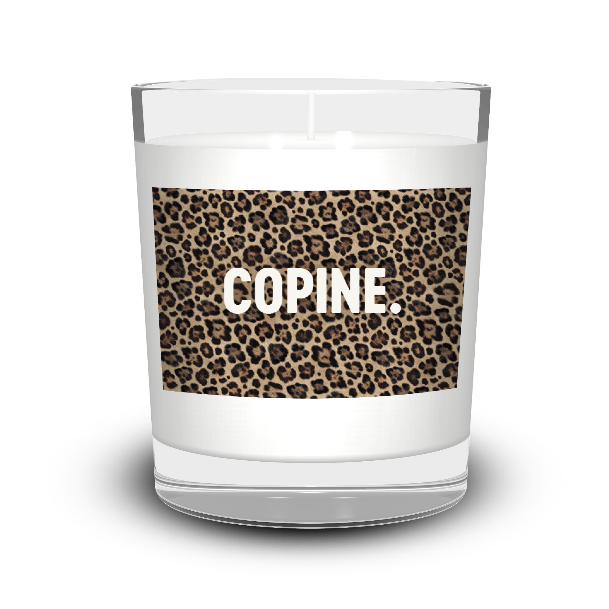 Bougie léopard Copine