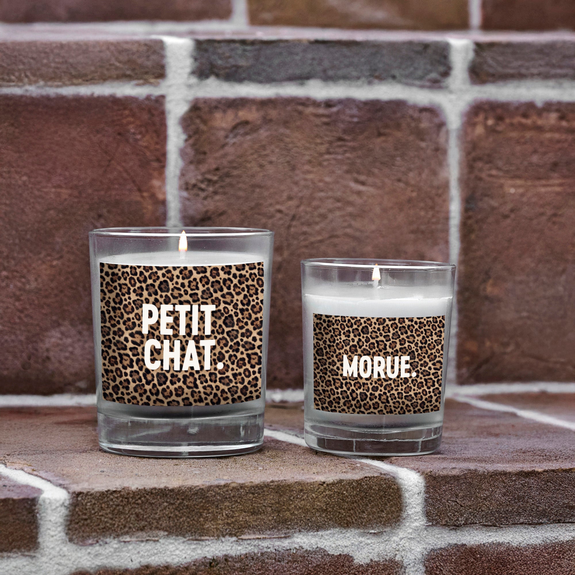 Bougie léopard Petit Chat