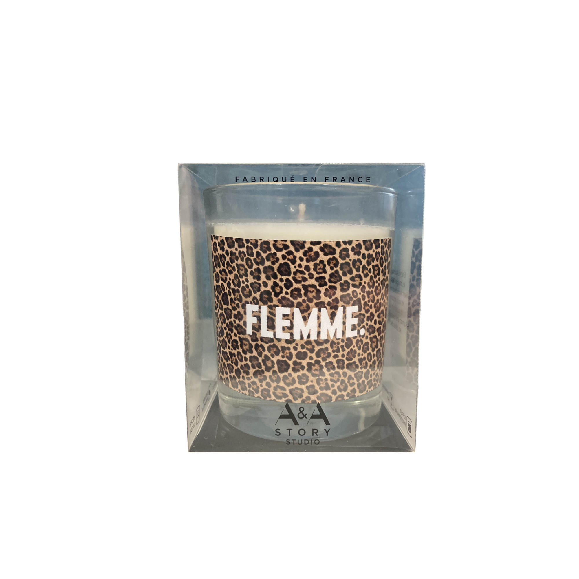 Bougie léopard Flemme