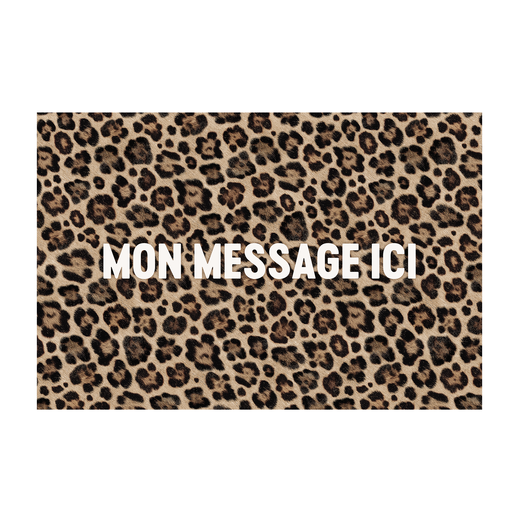 Tapis vinyle personnalisé New Leo