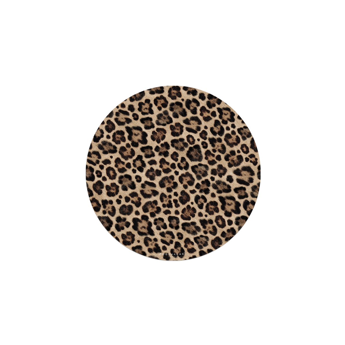 Tapis de souris en vinyle rond — modèle New Leo