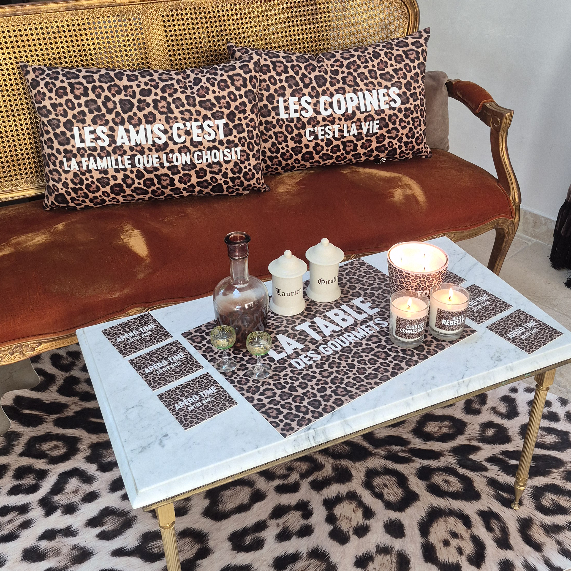 Coussin Velours Personnalisé Léopard New Leo