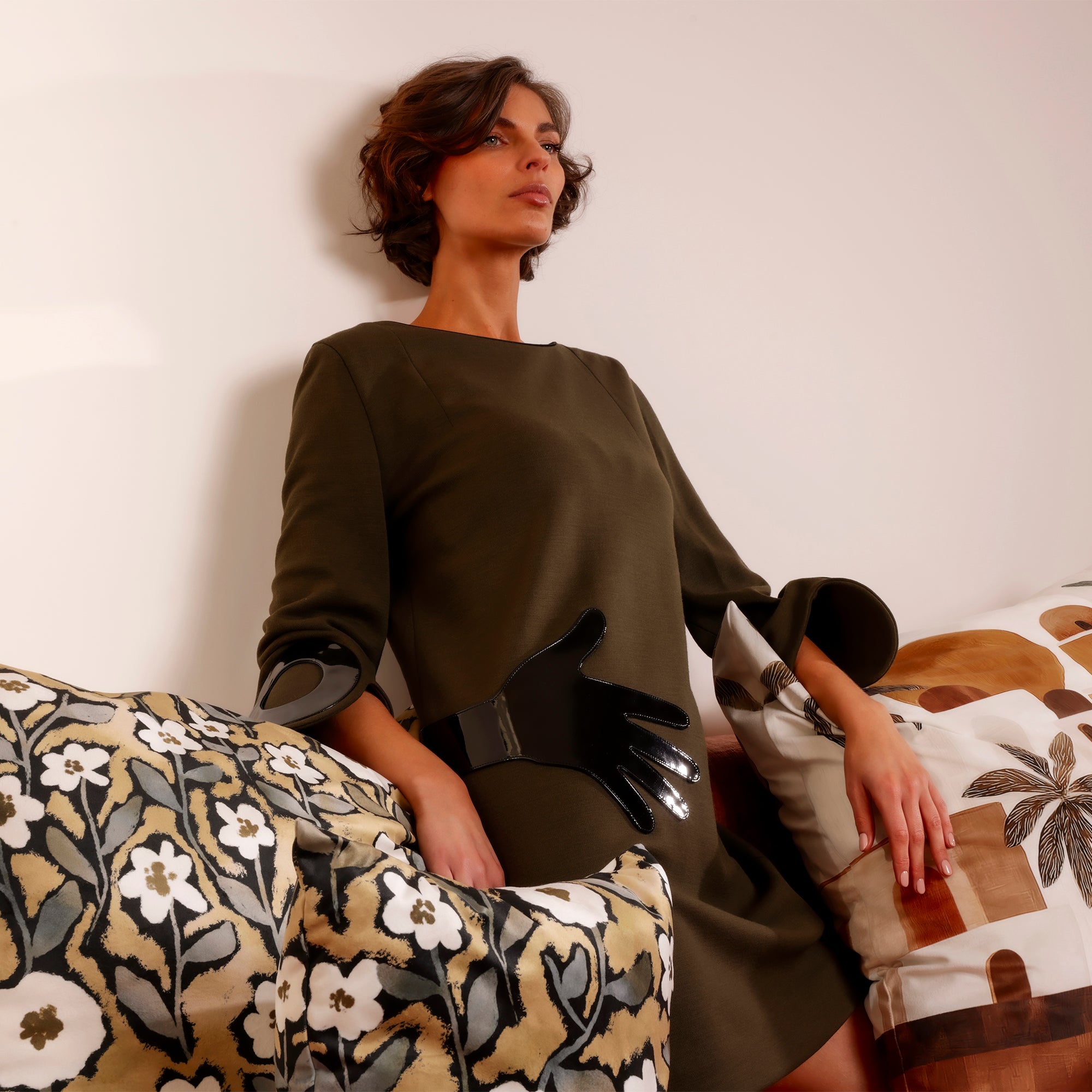 Coussin velours Kasba