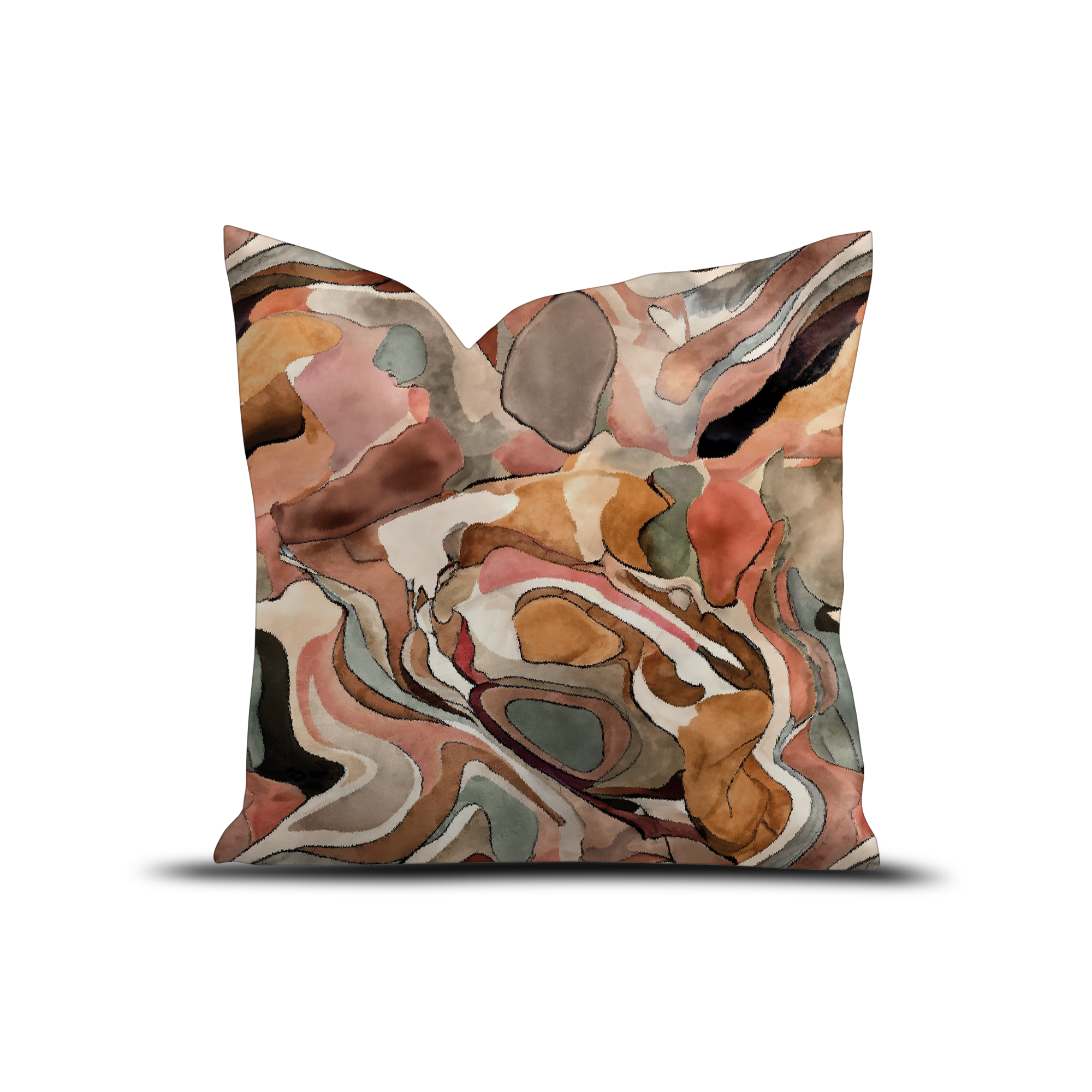 Coussin velours Khenis