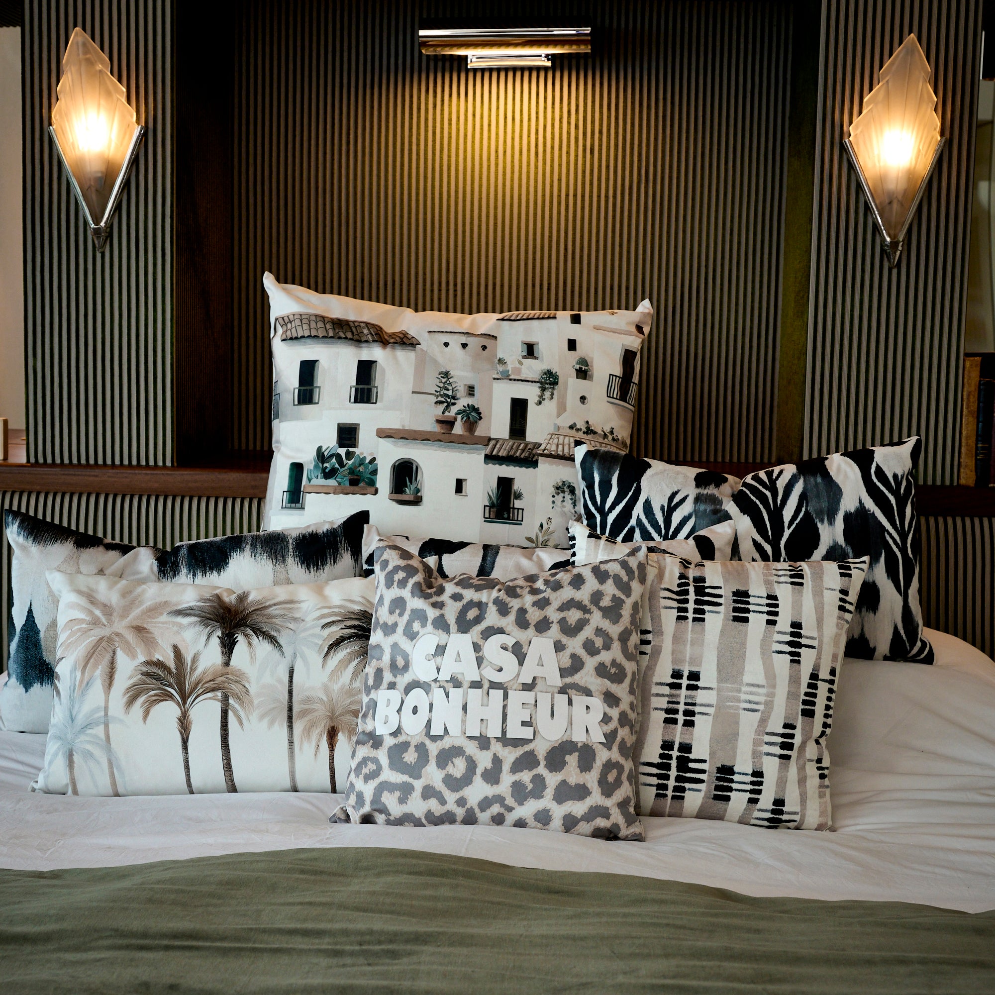 Coussin velours Tromso