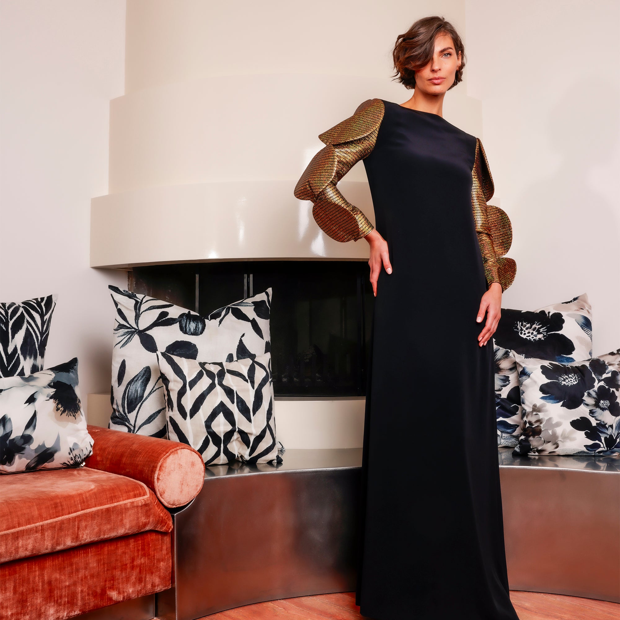 Coussin velours Dragor