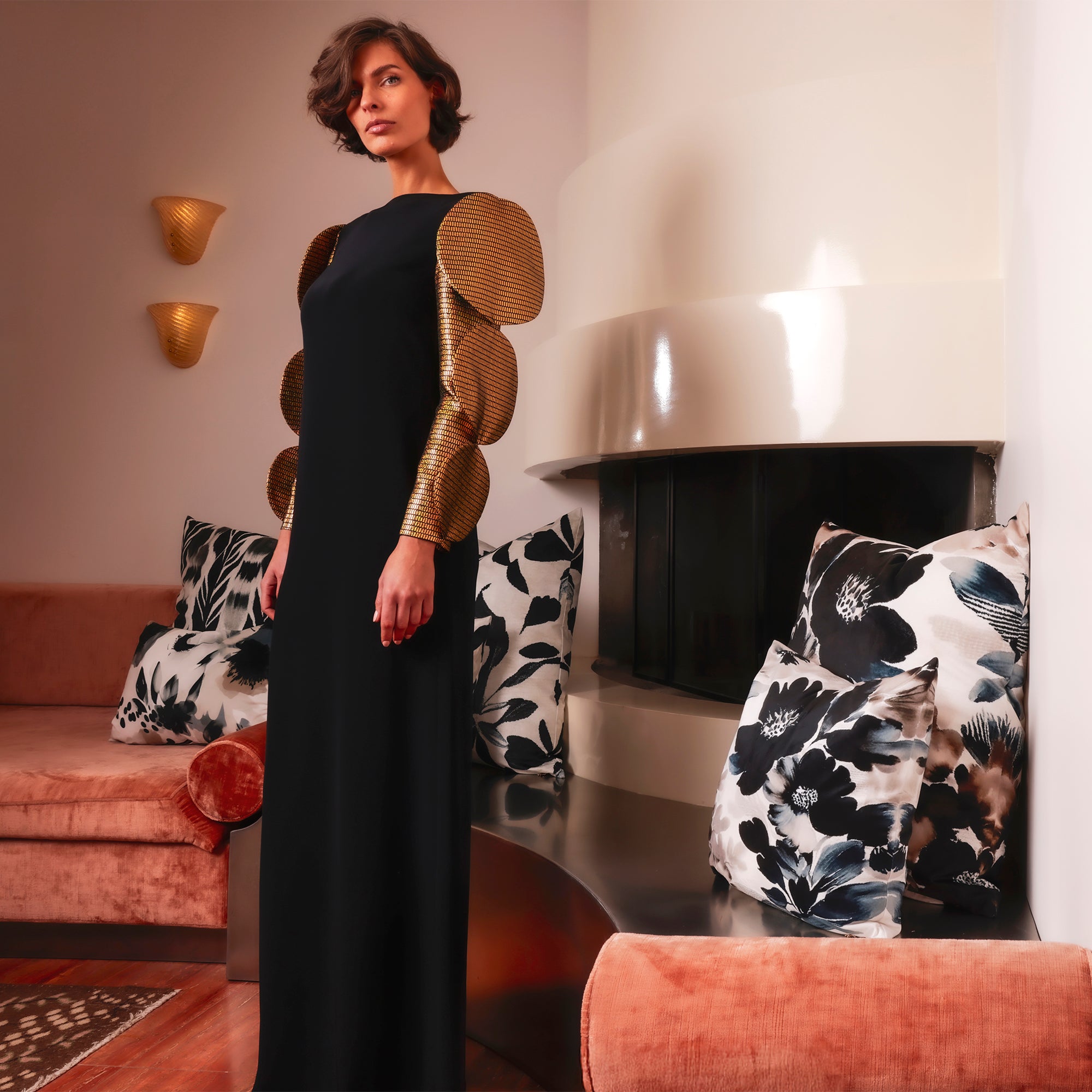 Coussin velours Dragor