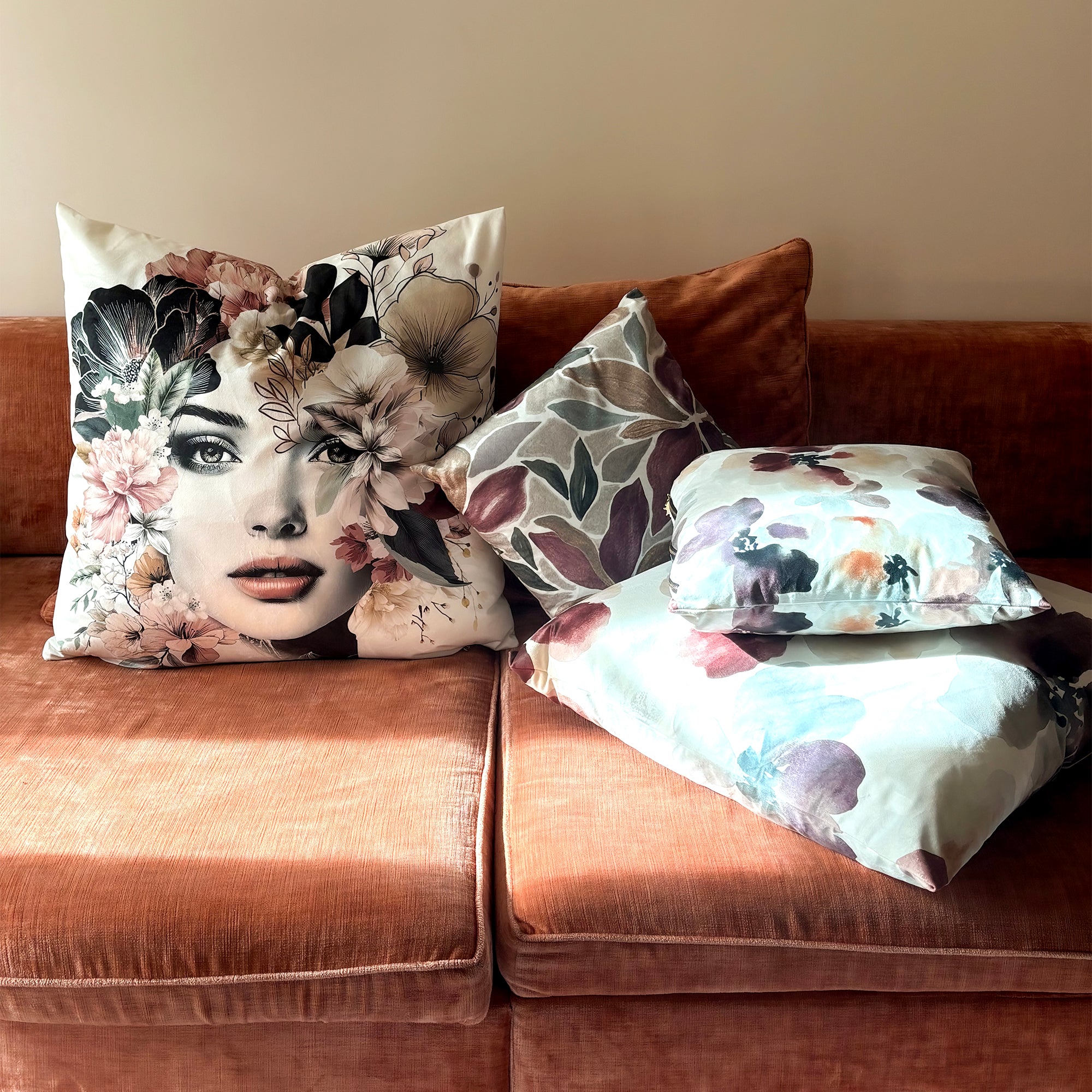 Coussin velours Eygalieres