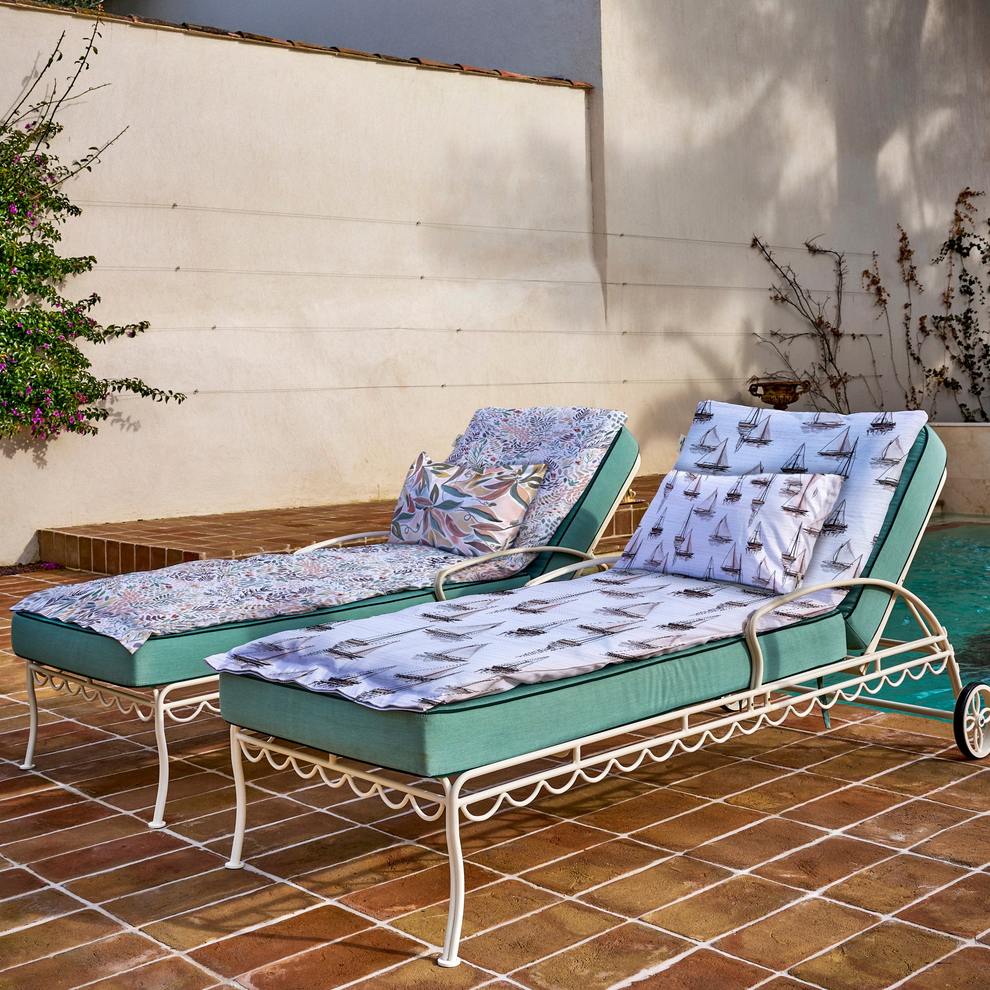 Matelas bain de soleil Mas Blanc