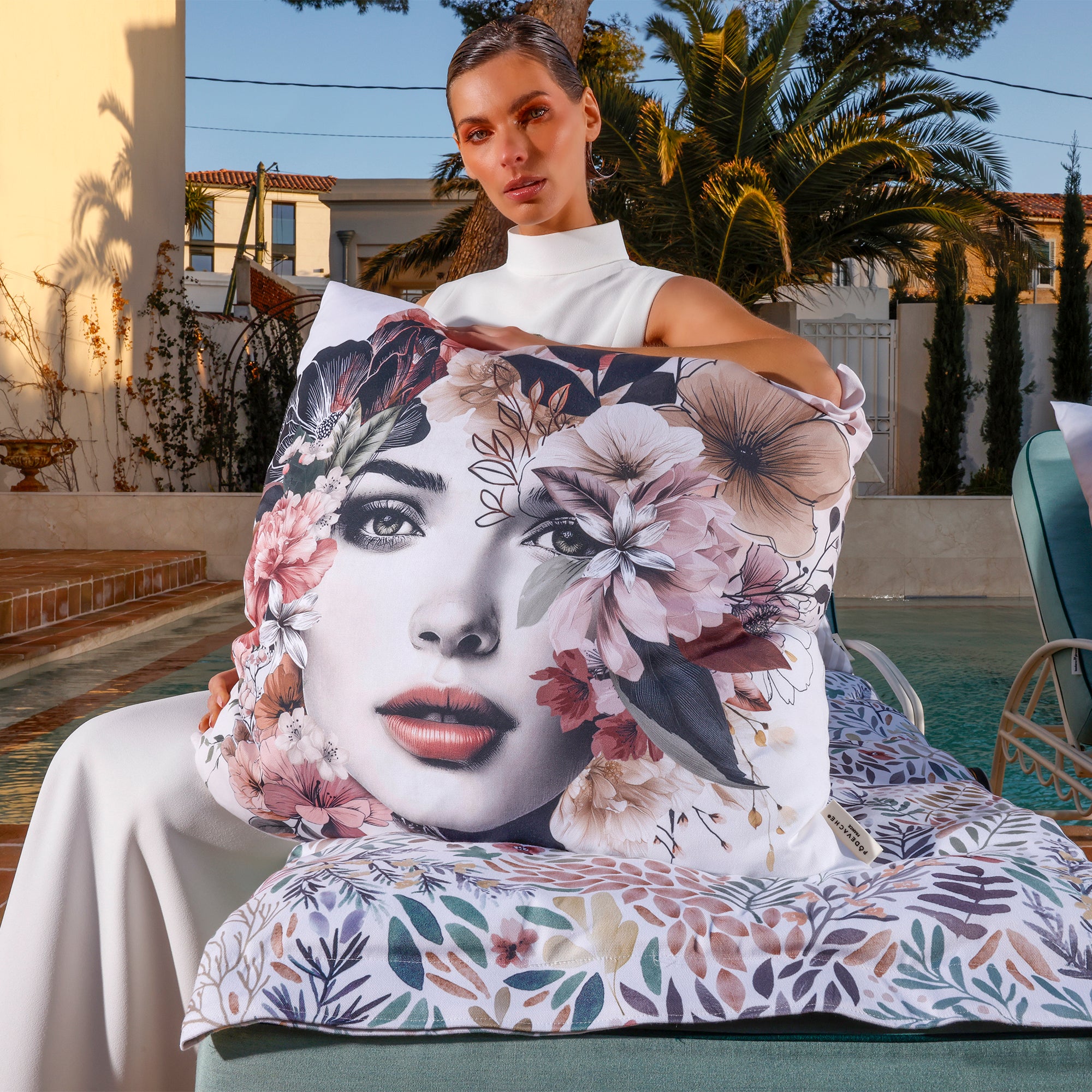 Matelas bain de soleil Mas Blanc