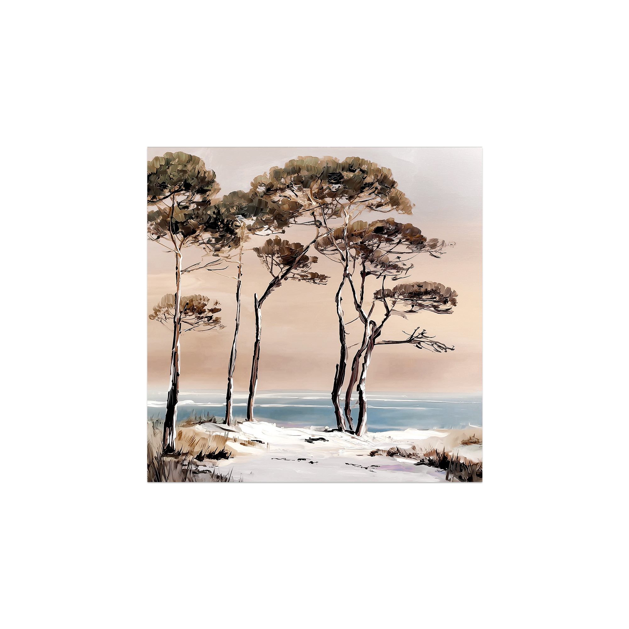 Lot de 6 dessous de verre vinyle Kilosa