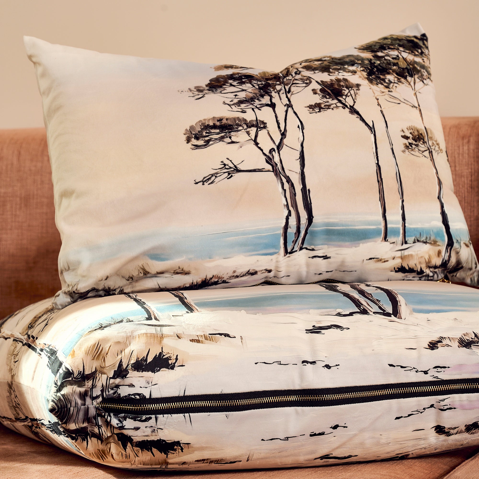 Coussin velours Kilosa