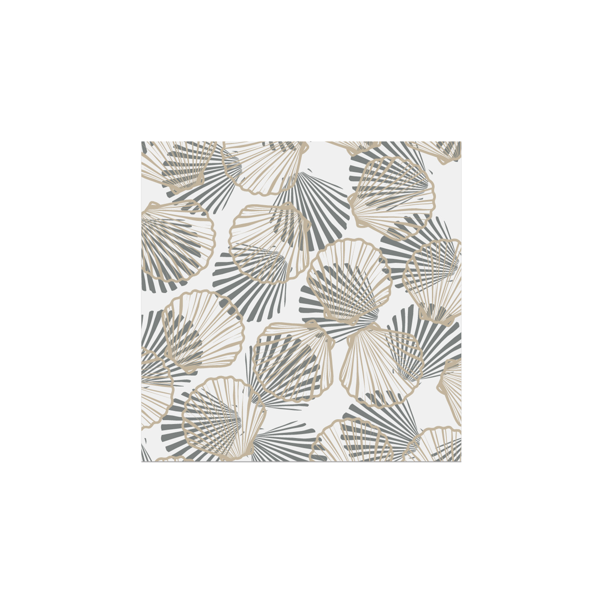 Lot de 6 dessous de verre vinyle Sideastrea